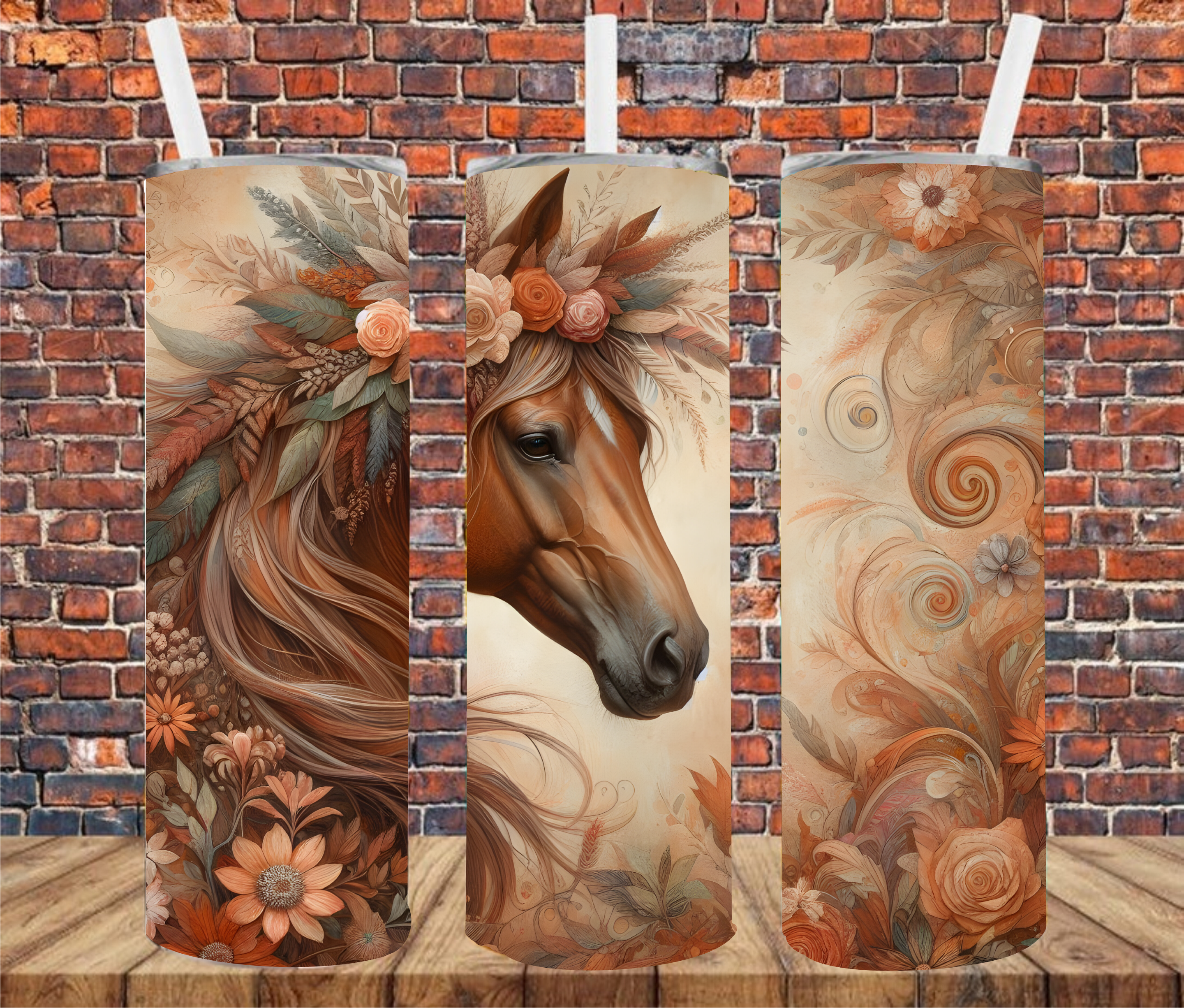 Country Horse - Sublimation Tumbler Wrap