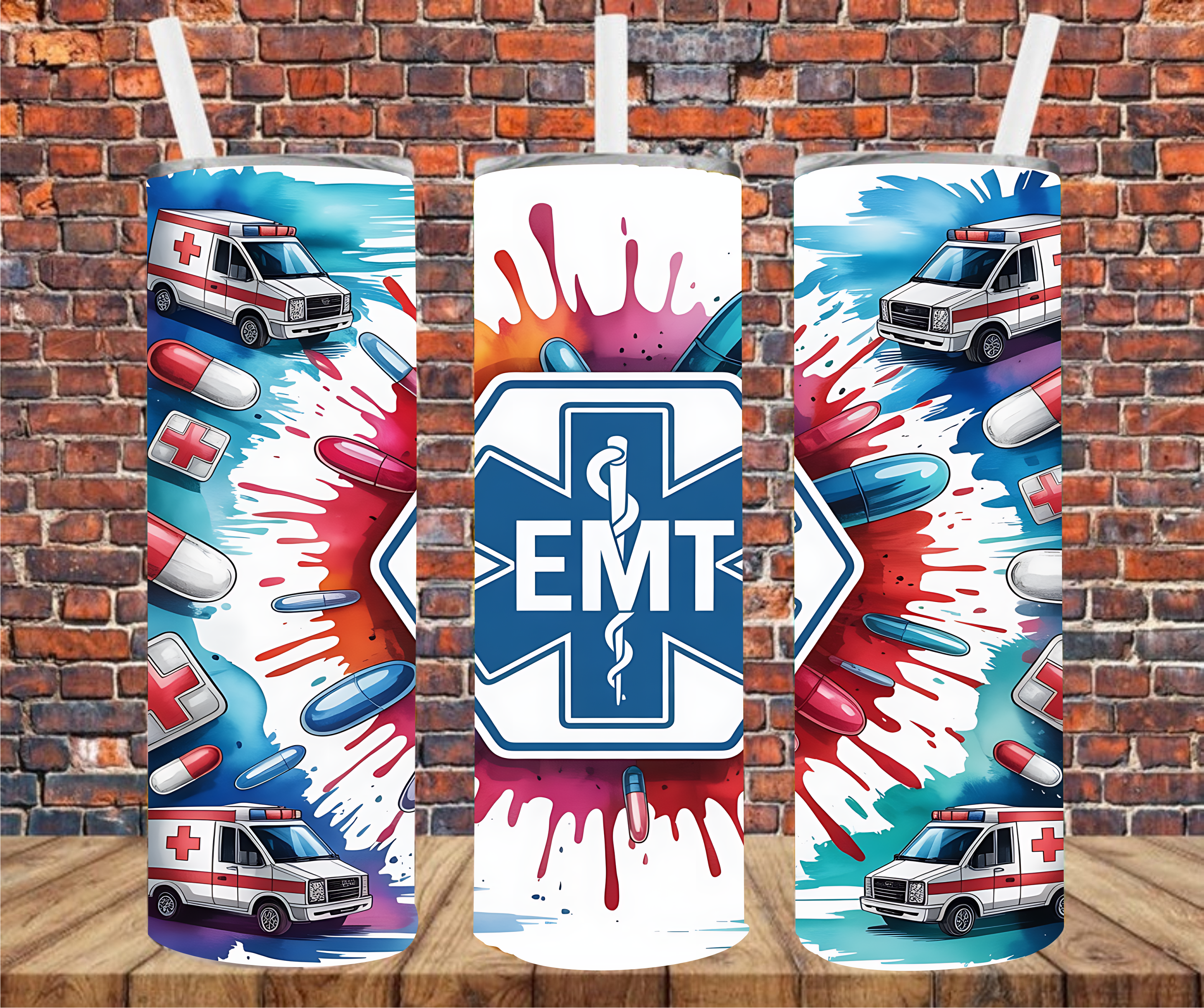 EMT -  Tumbler Wrap - Sublimation Transfer