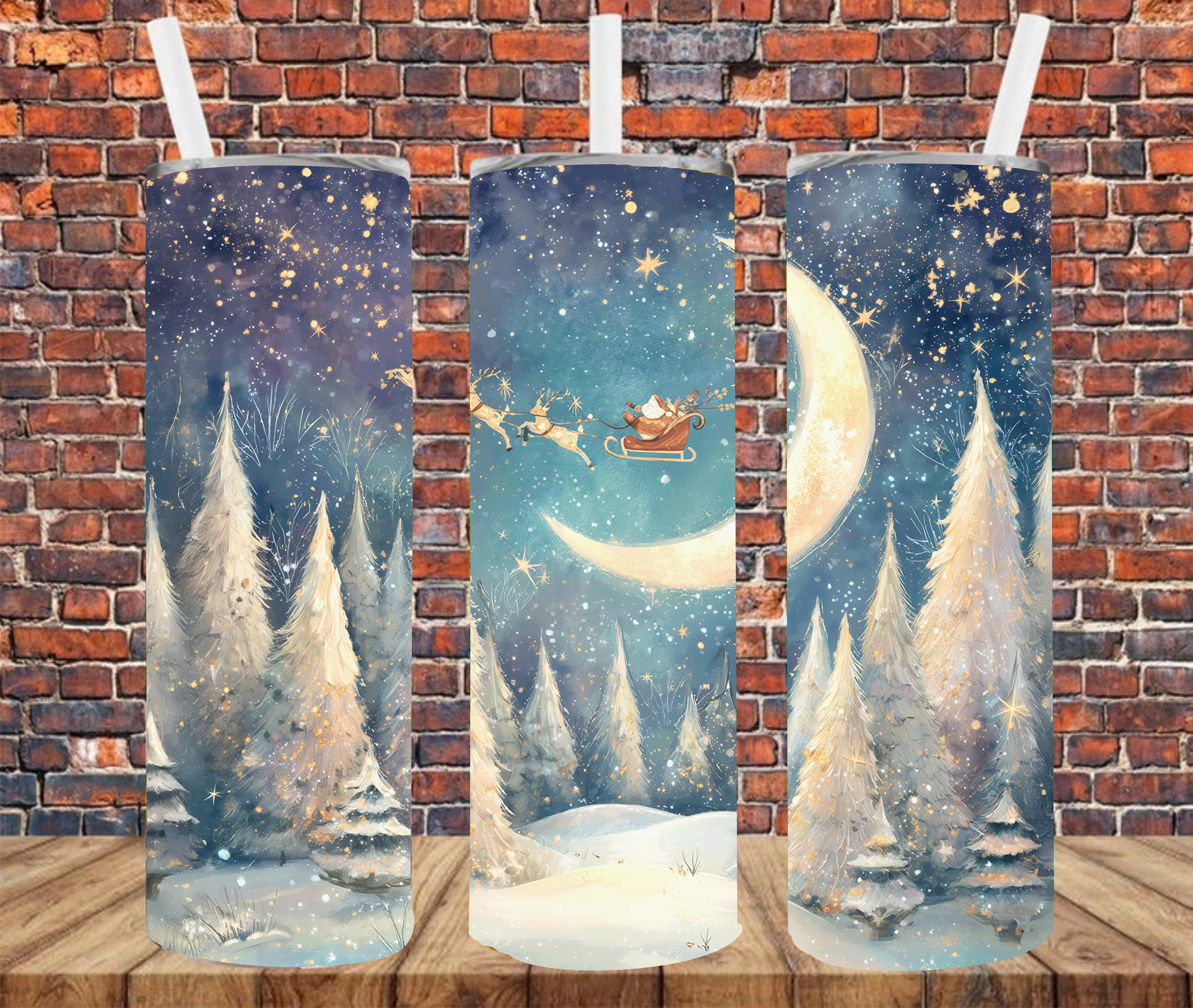 Christmas Eve - Tumbler Wrap - Sublimation Transfers