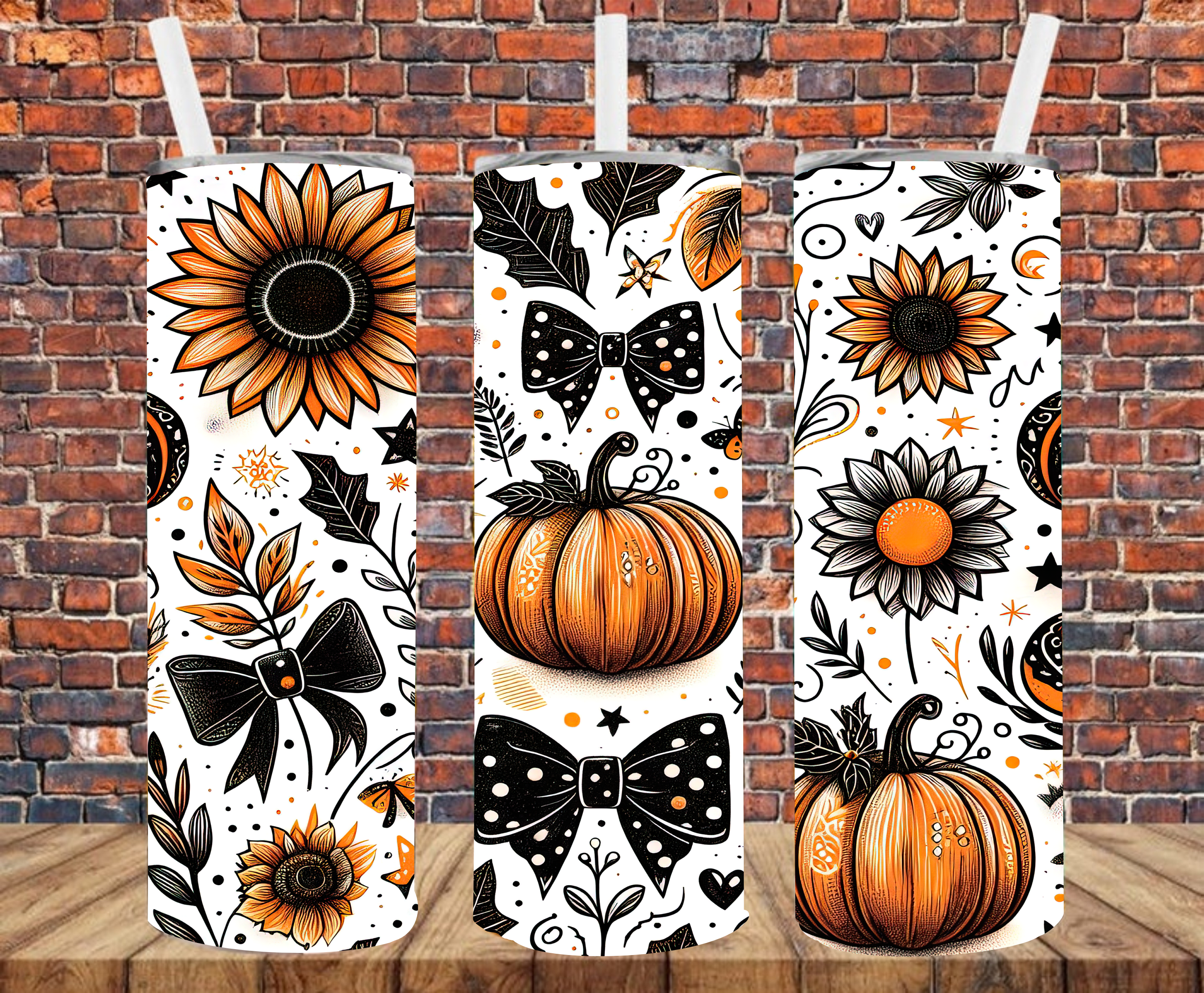 Autumn Elements - Tumbler Wrap - Sublimation Transfer