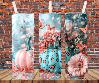 Just A Girl Who Loves Fall - Tumbler Wrap - Sublimation Transfer