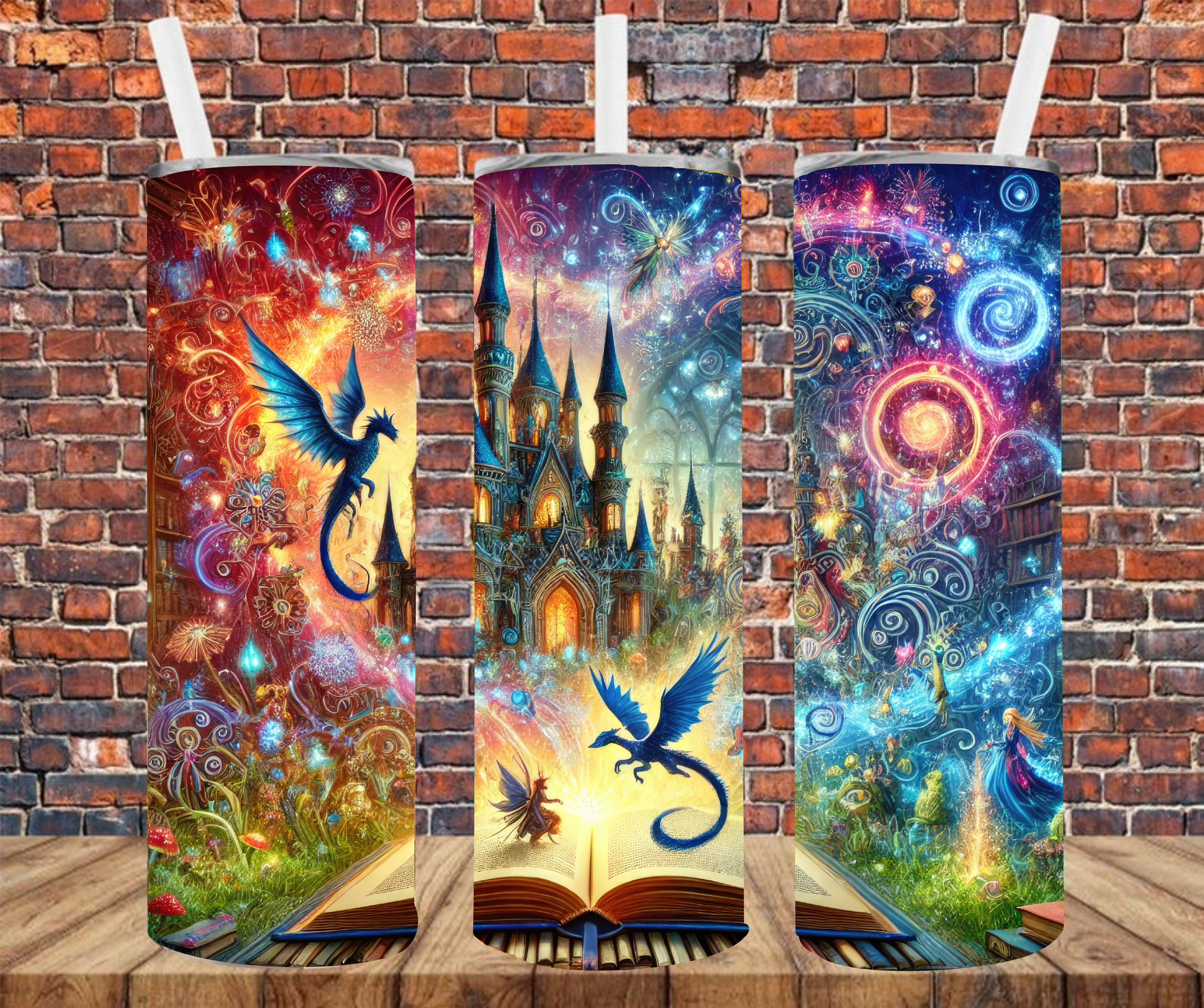 Fantasy Dragon- Tumbler Wrap - Sublimation Transfer