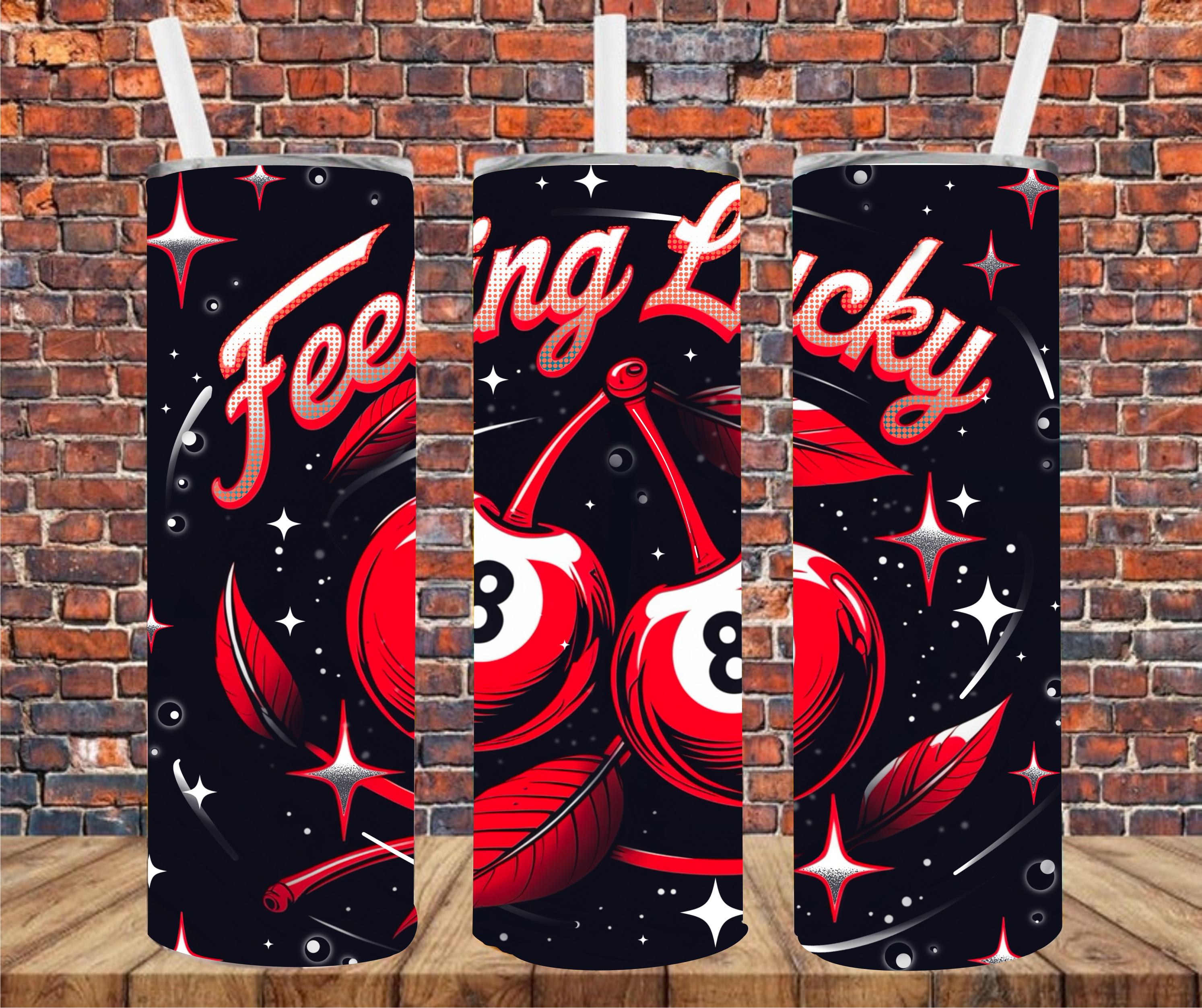 Feeling Lucky - Tumbler Wrap - Sublimation Transfer