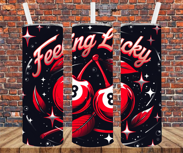 Feeling Lucky - Tumbler Wrap - Sublimation Transfer