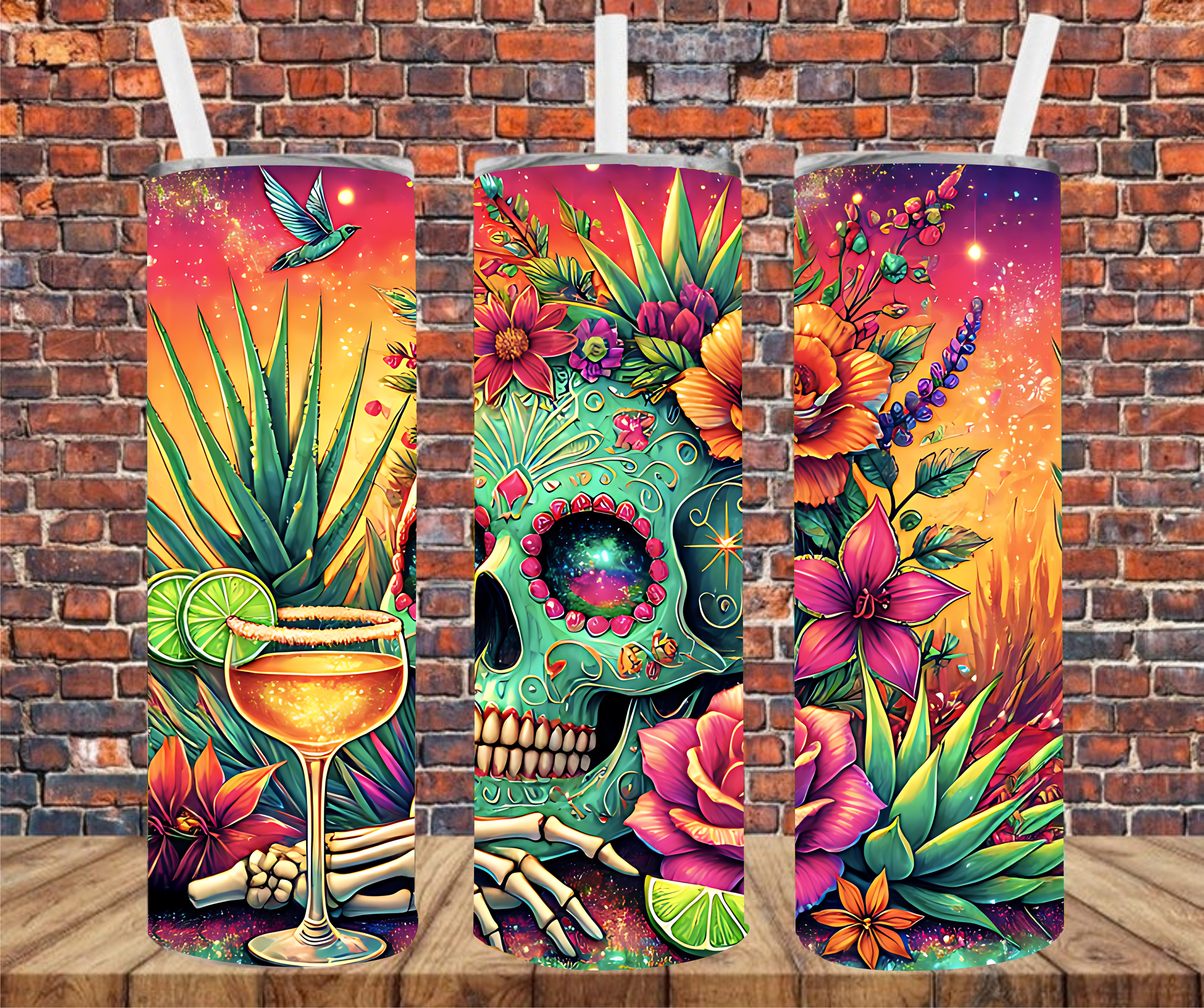 Fiesta - Tumbler Wrap - Sublimation Transfer