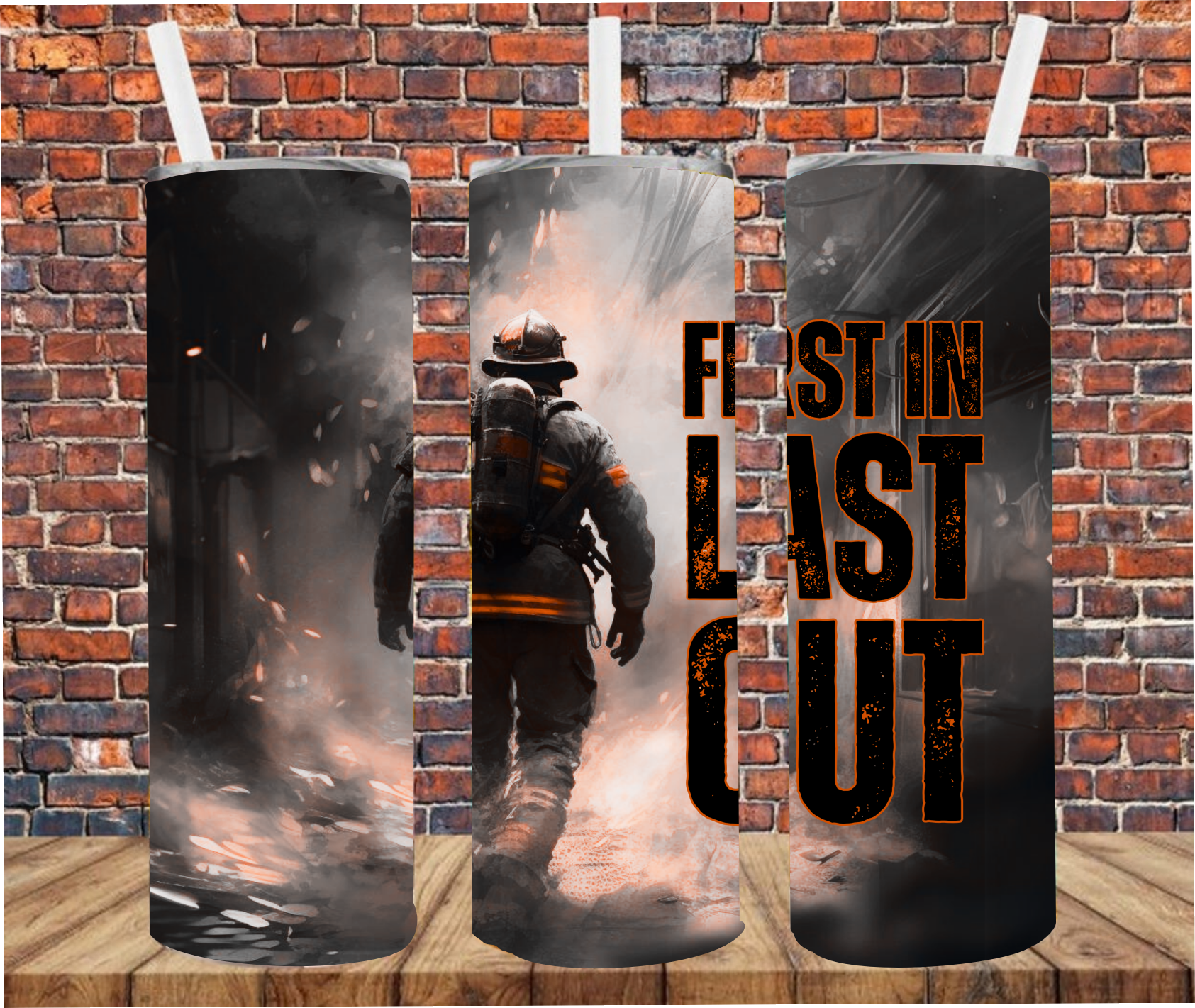 First In Last Out - Tumbler Wrap - Sublimation Transfers