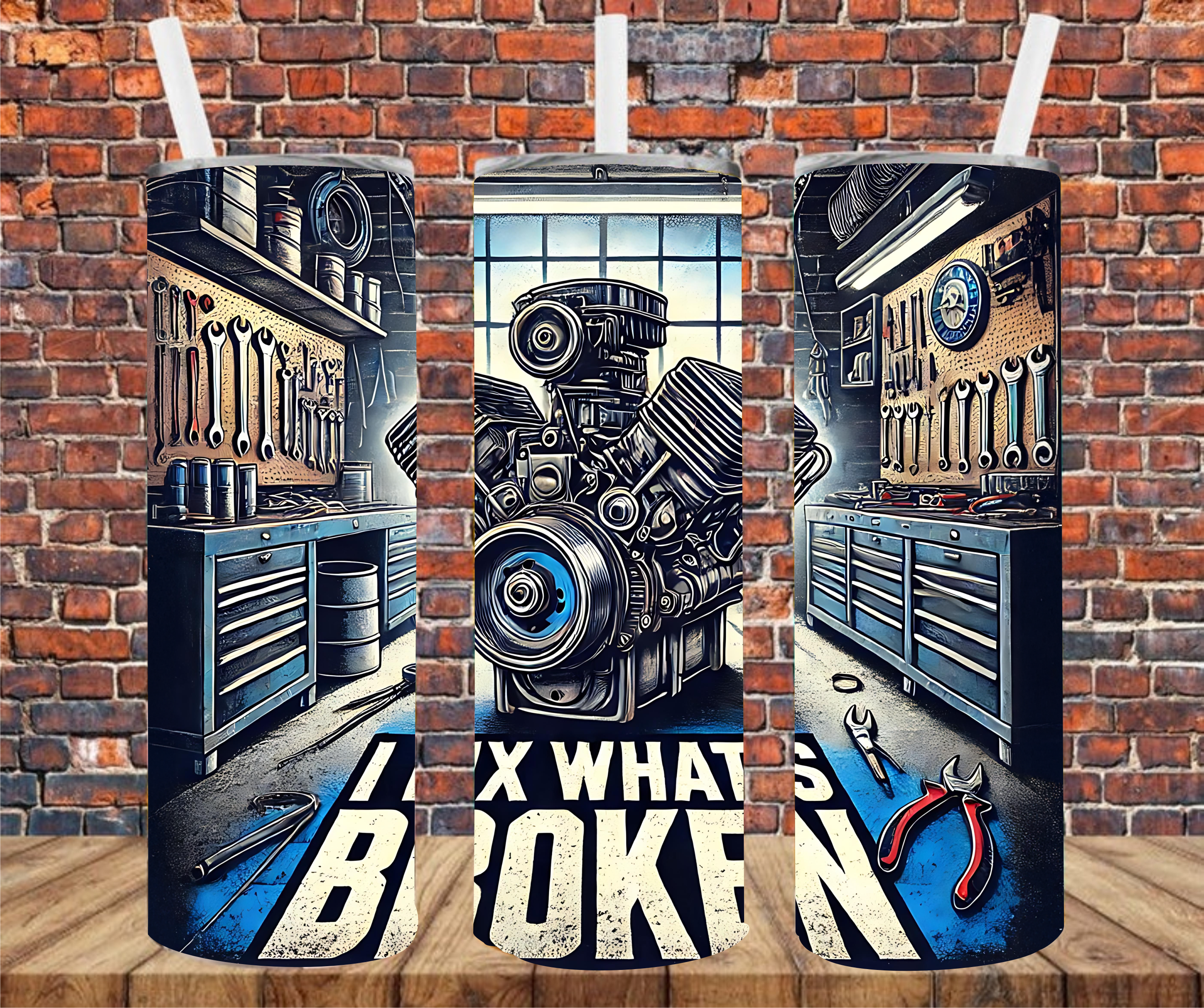 I Fix What's Broken - Tumbler Wrap - Sublimation Transfer