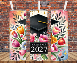 Senior, Choose Year - Tumbler Wrap - Sublimation Transfer