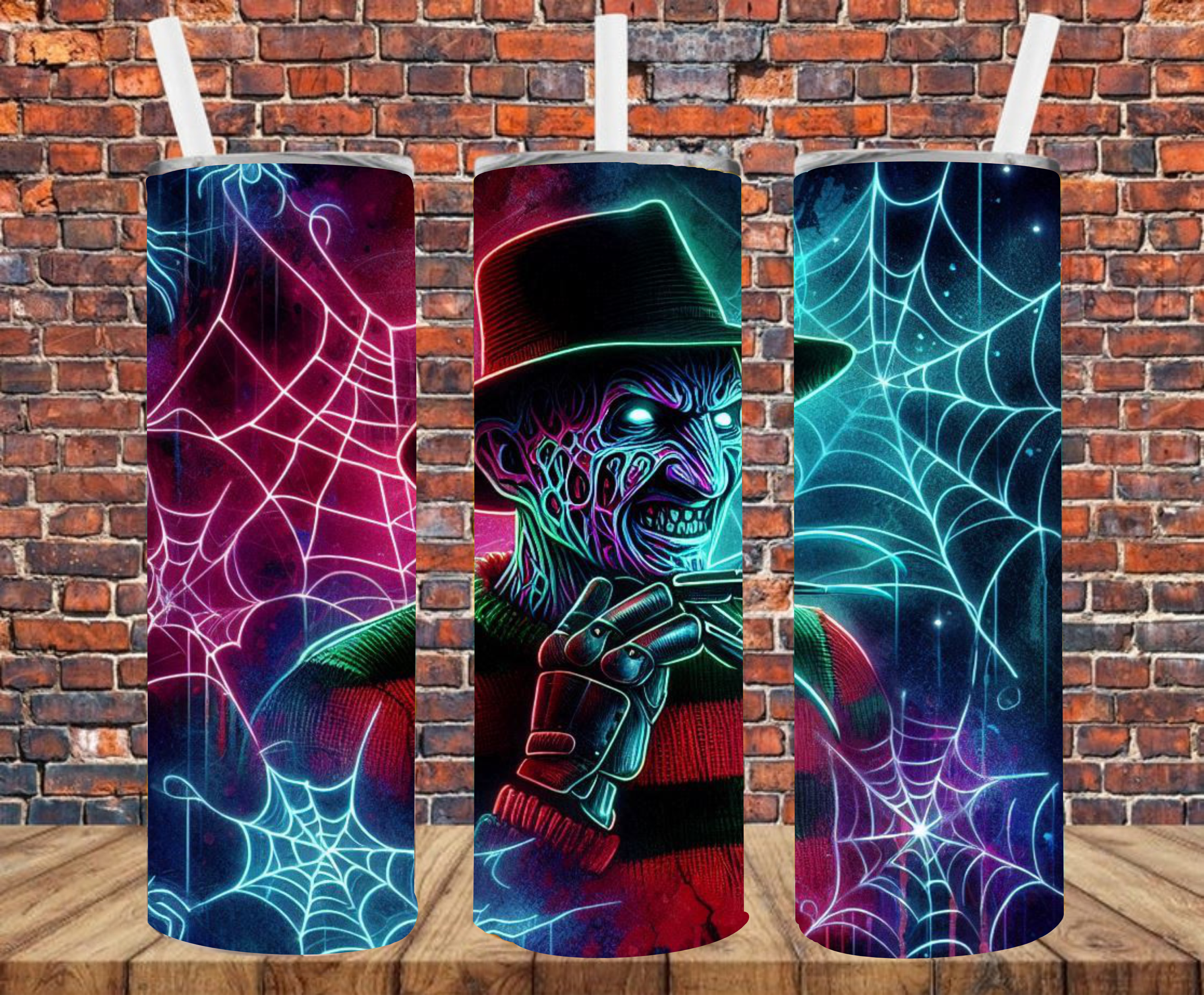 Horror - Tumbler Wrap - Sublimation Transfers