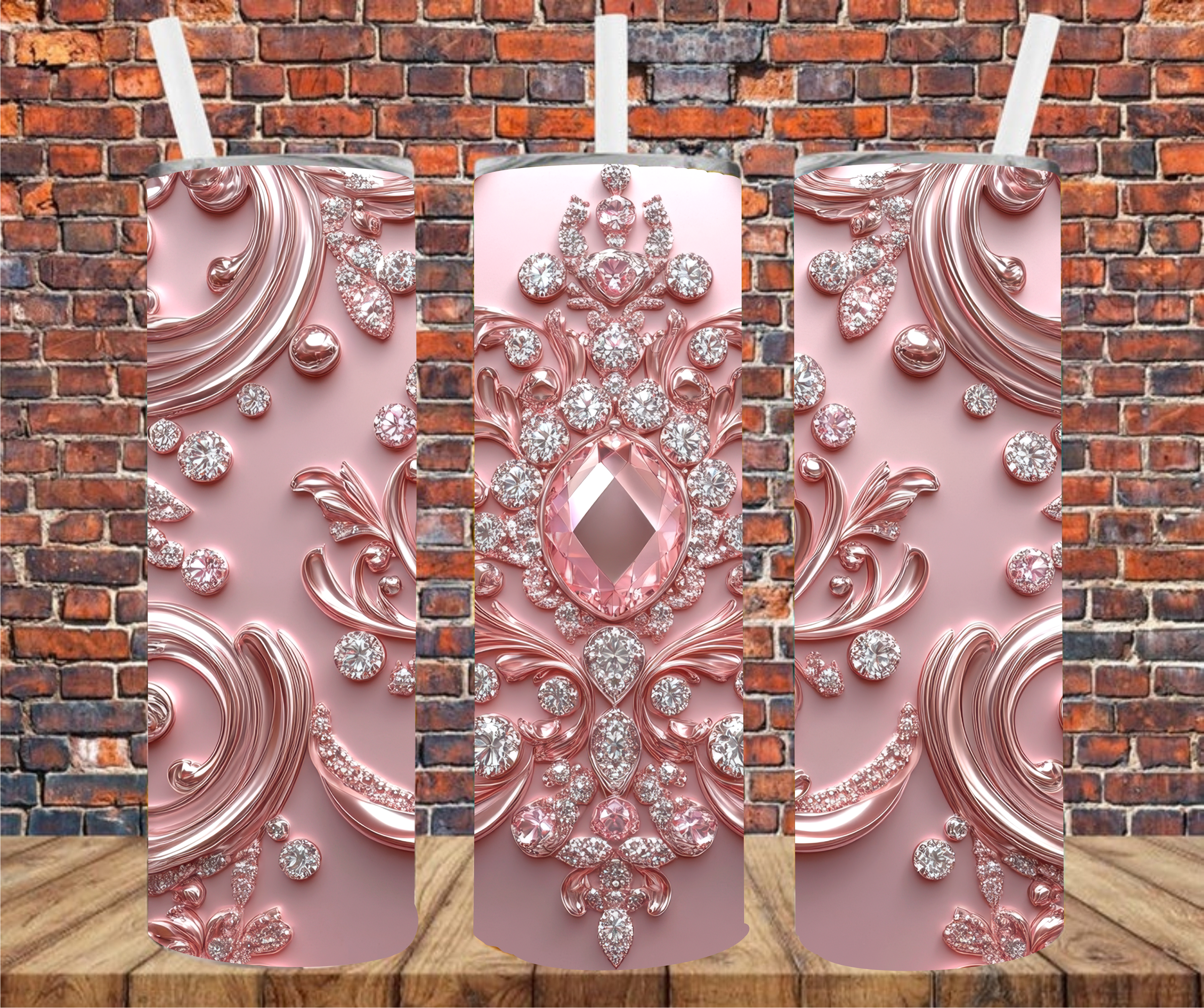 Elaborate Gemstones - Tumbler Wrap - Sublimation Transfer