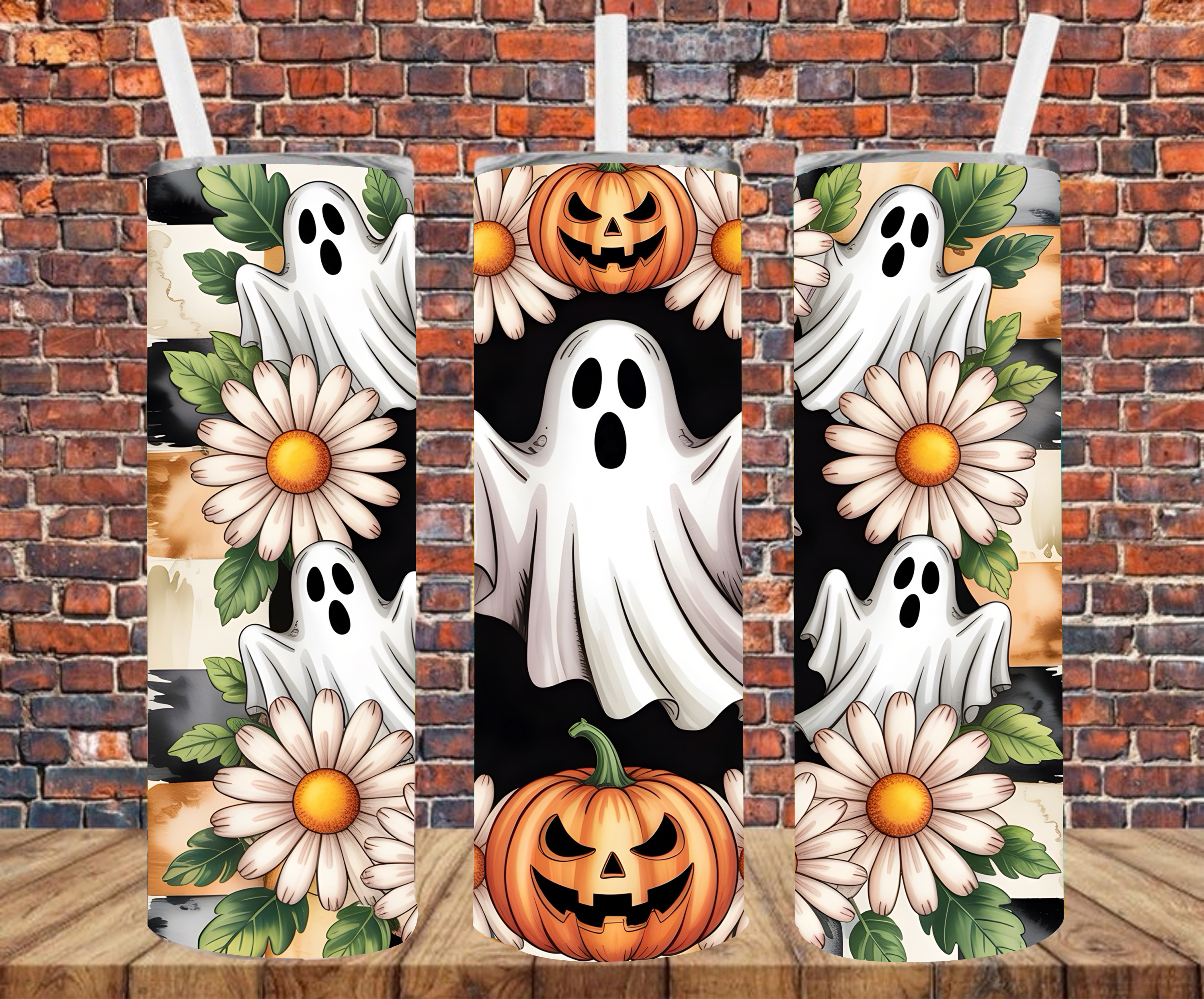 Halloween Ghost - Tumbler Wrap - Sublimation Transfers