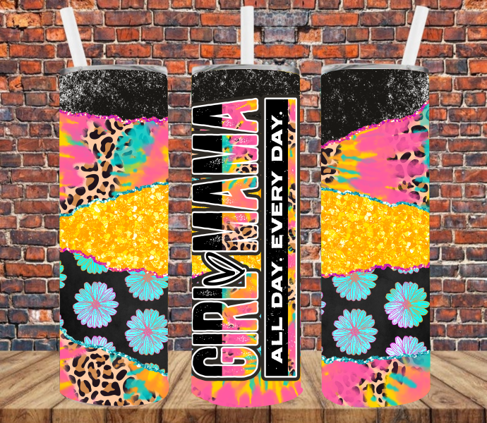 Girl Mama - Tumbler Wrap Sublimation Transfers