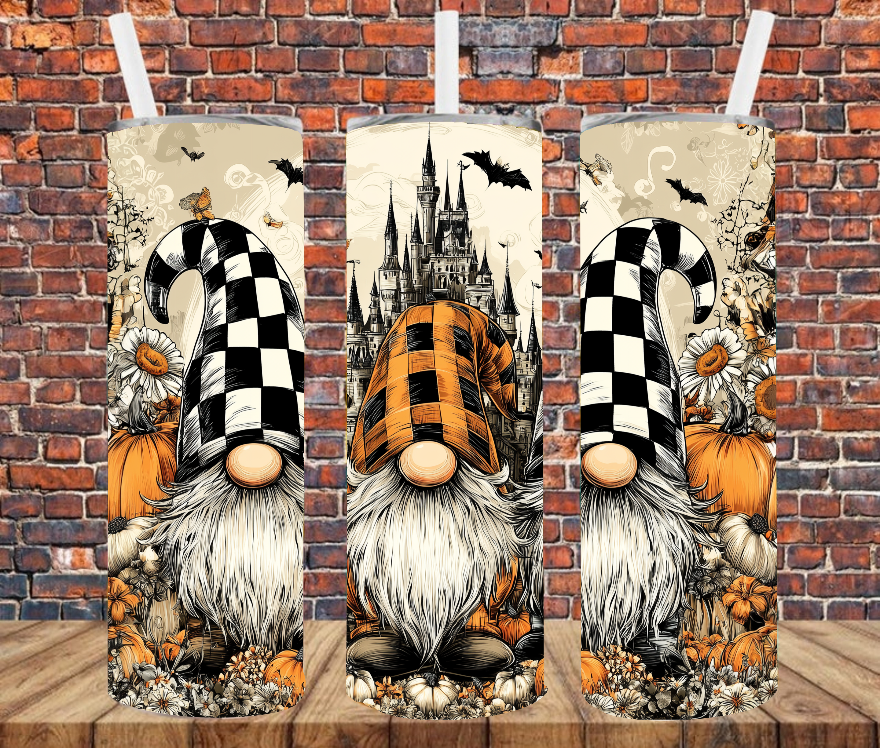 Halloween Gnomes - Tumbler Wrap - Sublimation Transfers