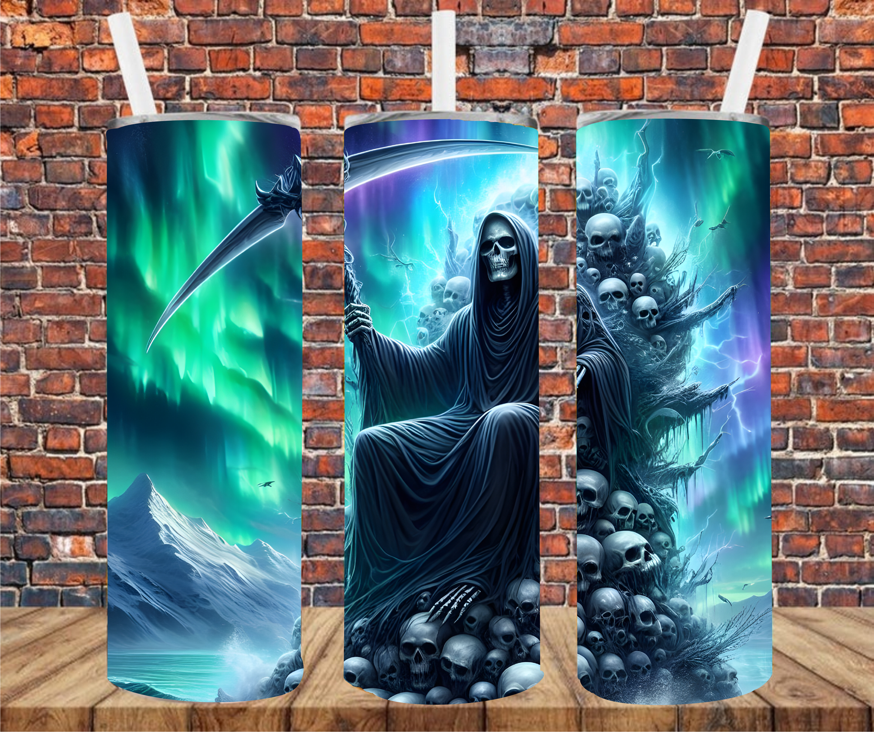 Grim Reaper -  Tumbler Wrap - Sublimation Transfer