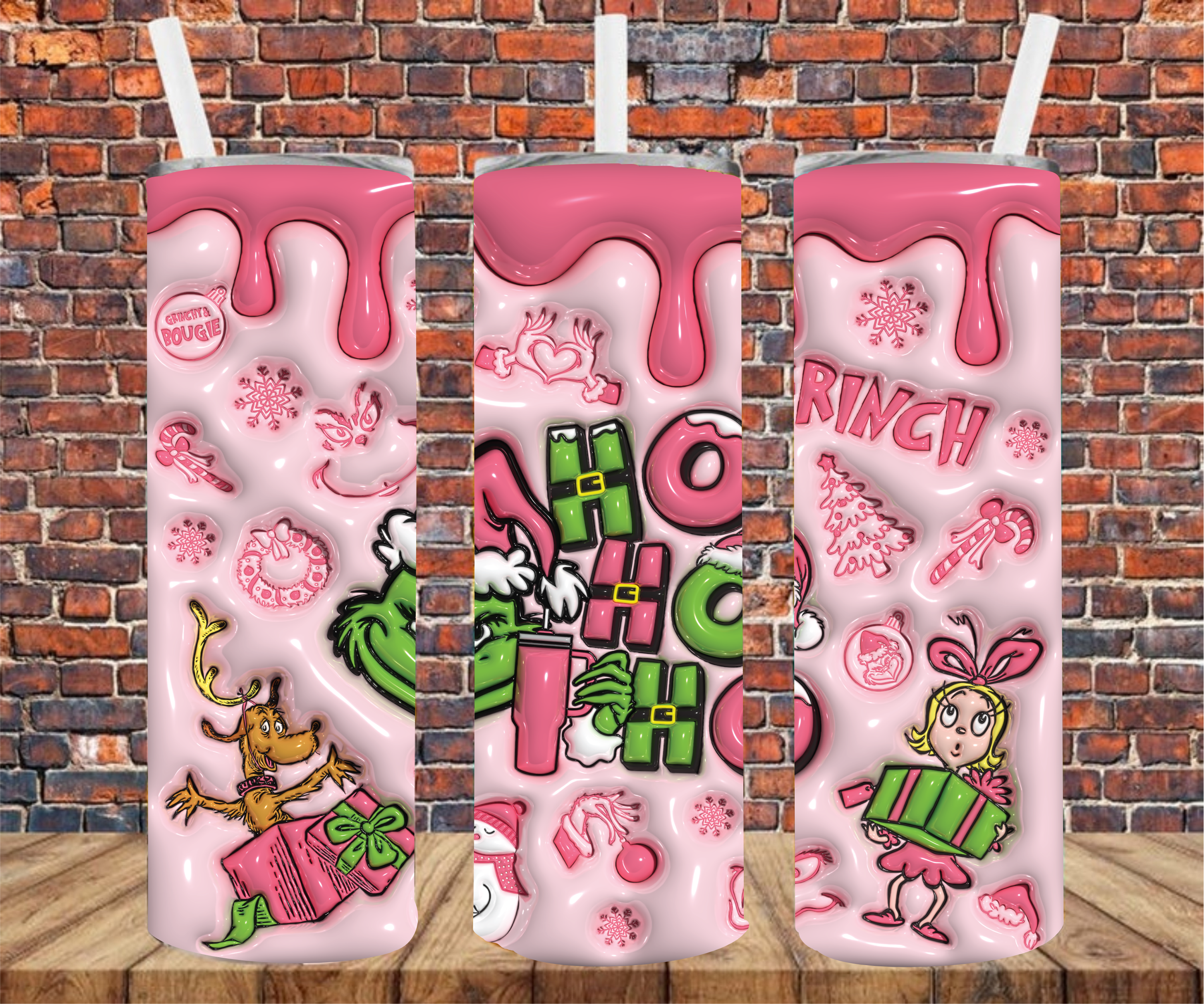 Christmas Character - Tumbler Wrap - Sublimation Transfers