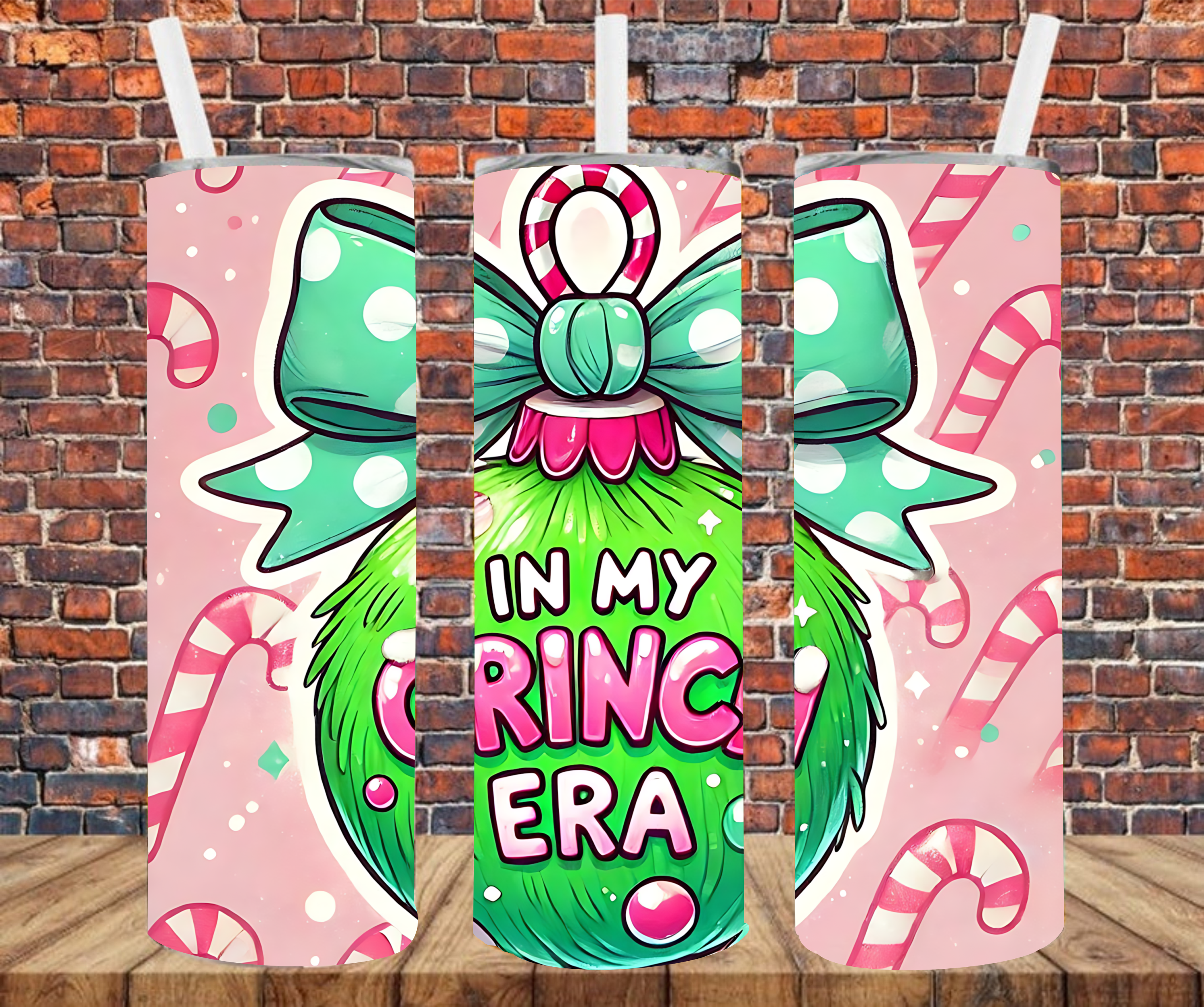 In My Grinch Era - Tumbler Wrap - Sublimation Transfers