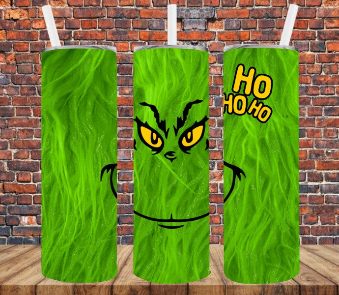 Green Man Face - Tumbler Wrap Sublimation Transfers