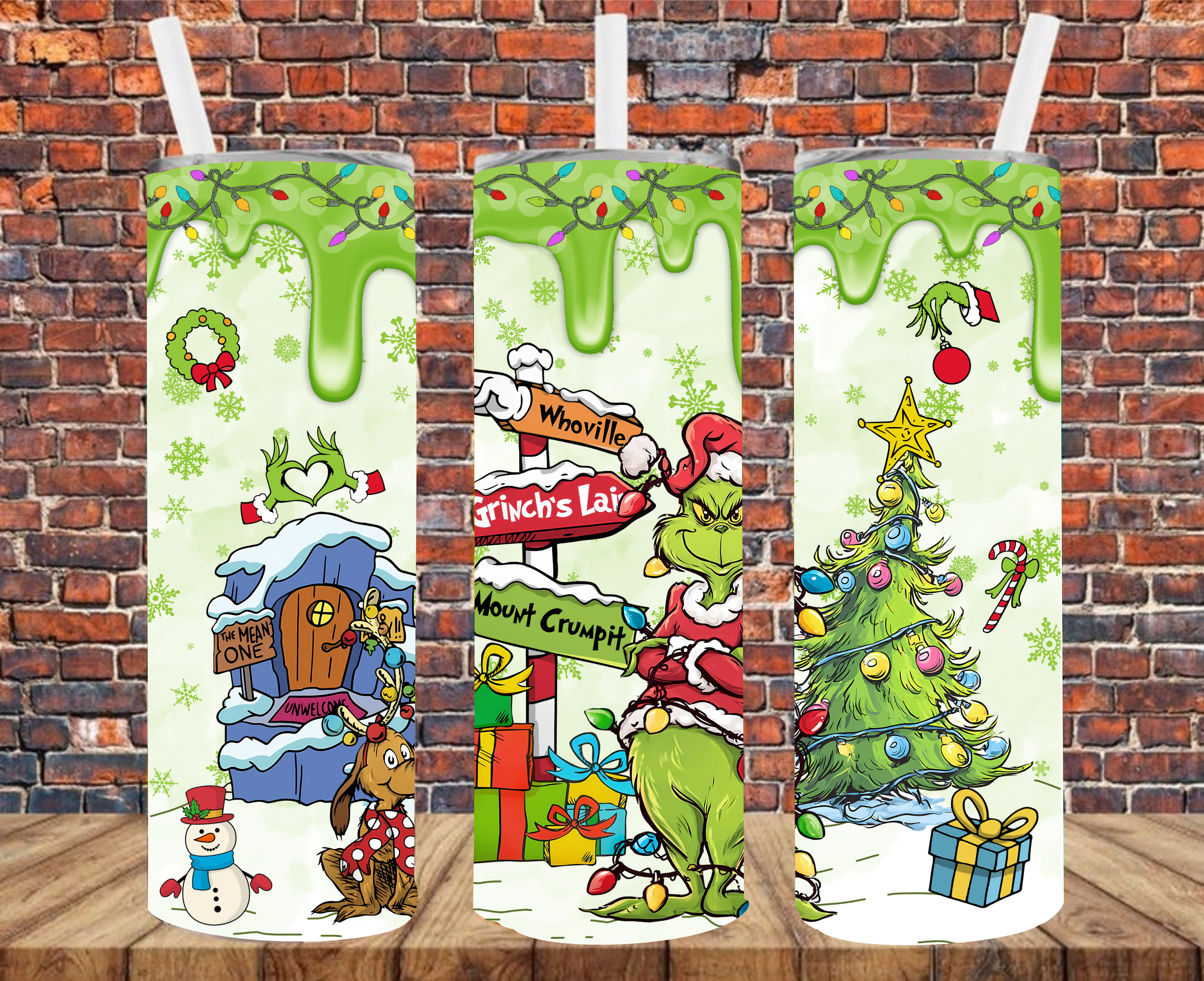 Christmas Character - Tumbler Wrap - Sublimation Transfer