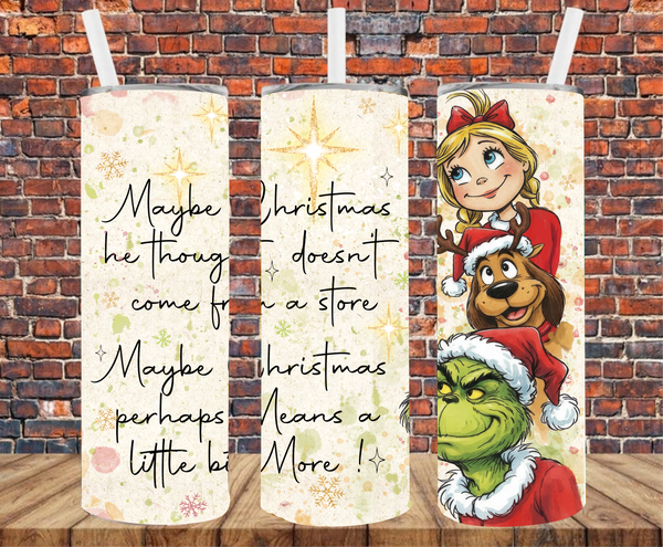 Christmas Character - Tumbler Wrap - Sublimation Transfers