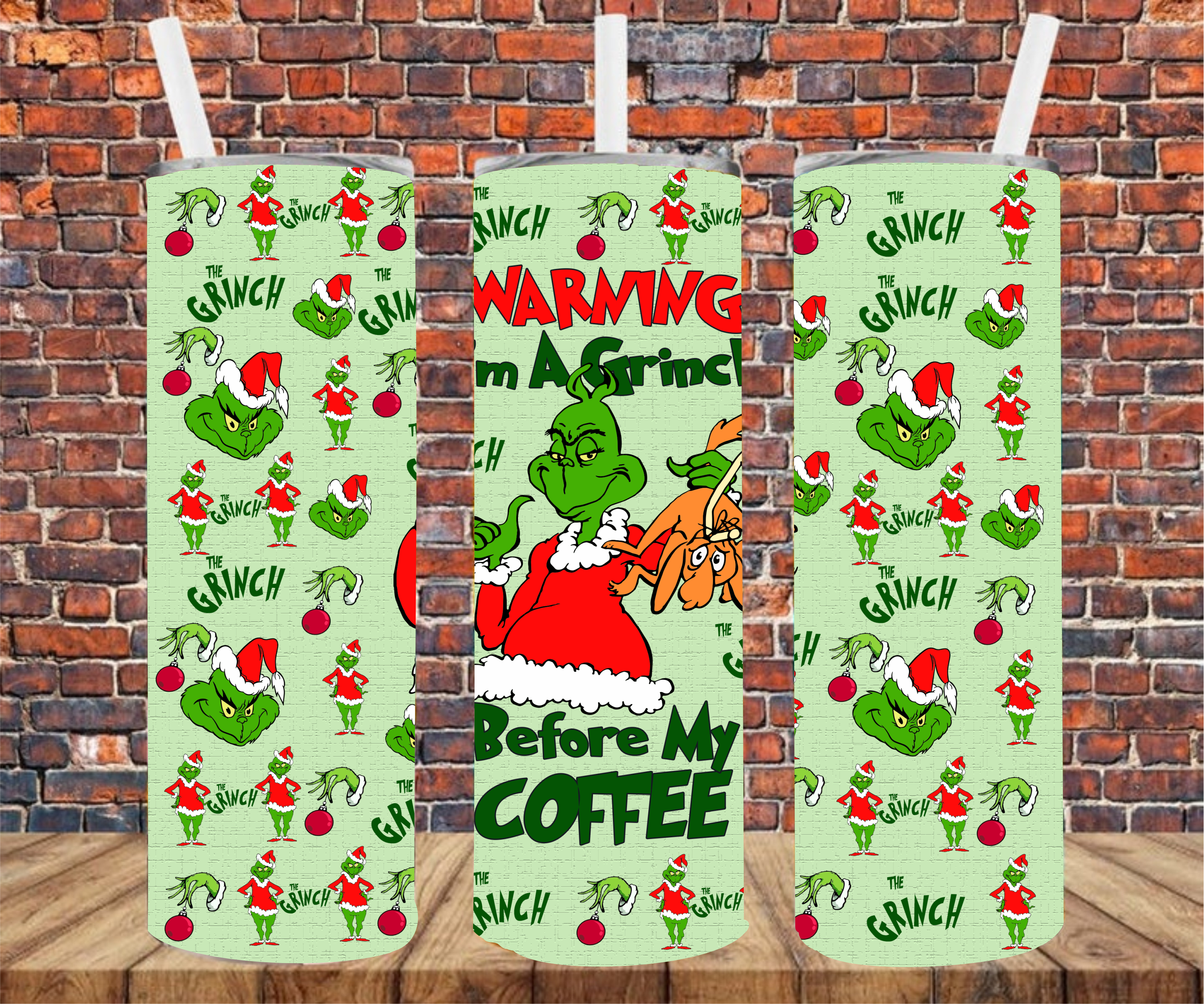 Christmas Character - Tumbler Wrap - Sublimation Transfers