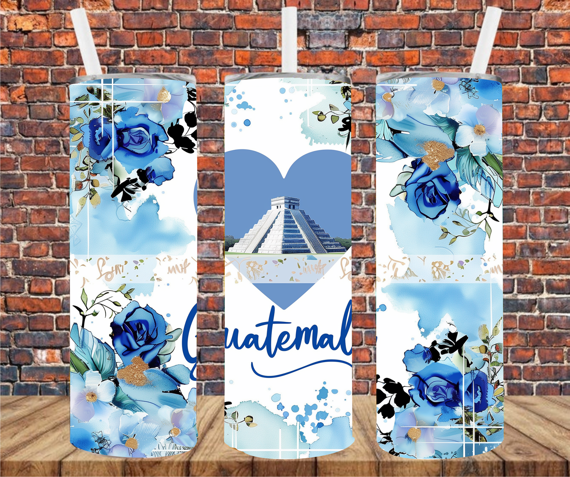 Guatemala - Tumbler Wrap Sublimation Transfers