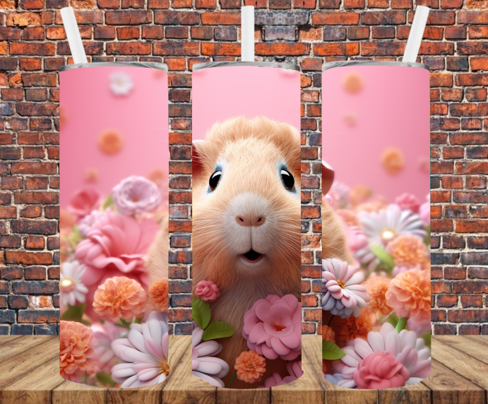 Guinea Pig - Tumbler Wrap - Sublimation Transfers