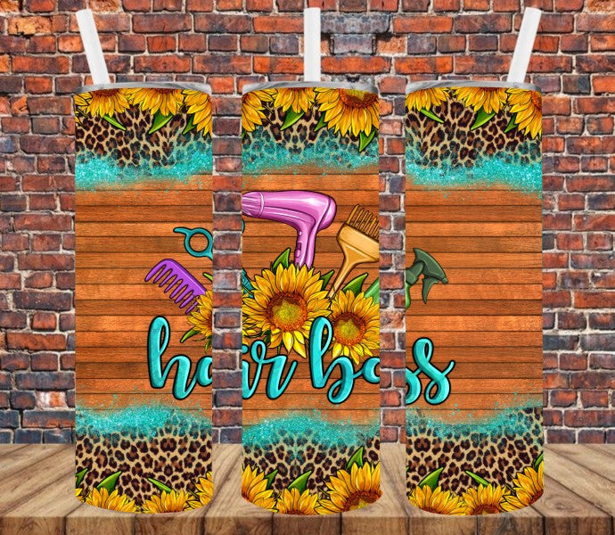 Hair Boss - Tumbler Wrap Vinyl Transfers