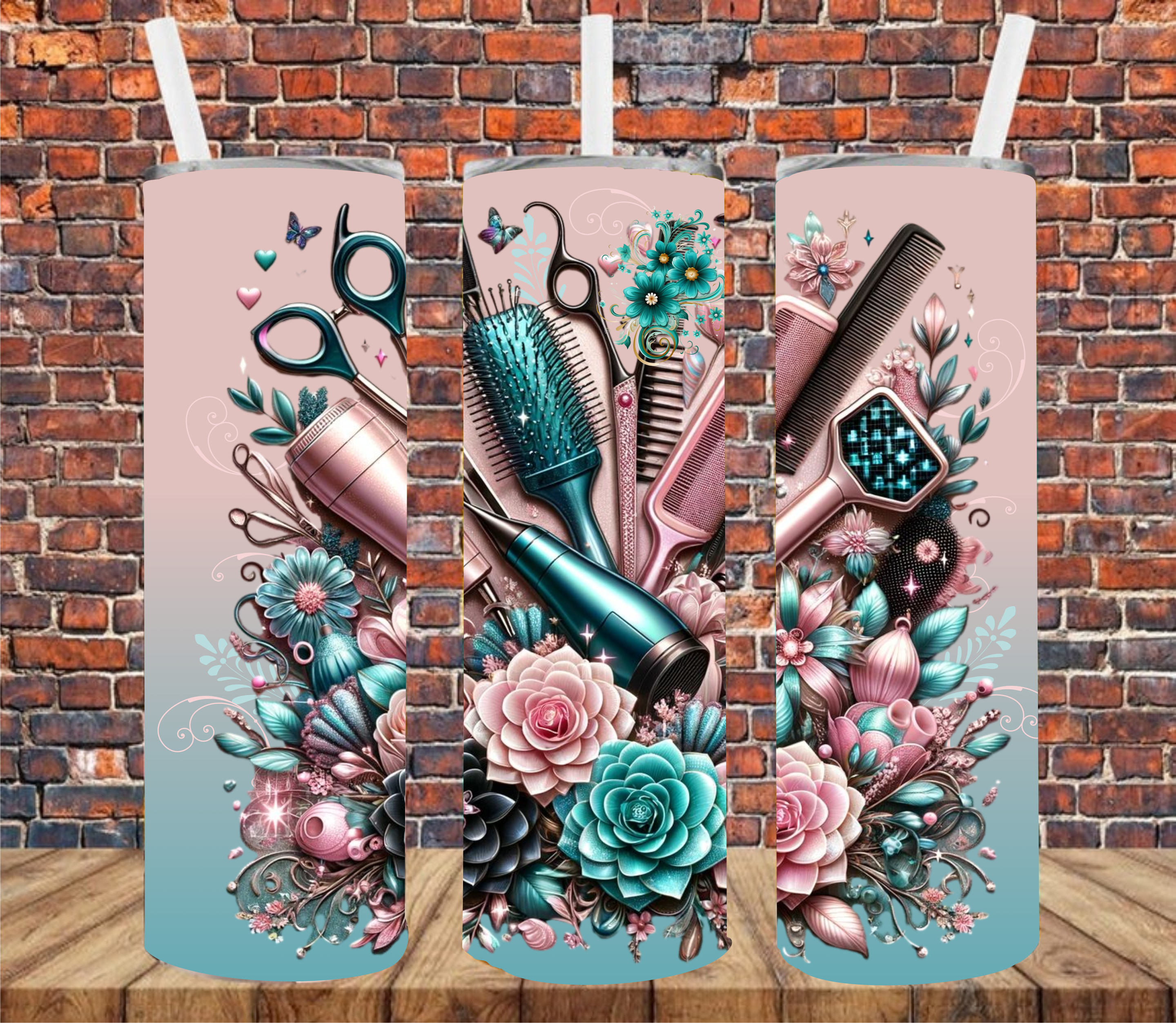 Hair Dresser - Tumbler Wrap - Sublimation Transfer