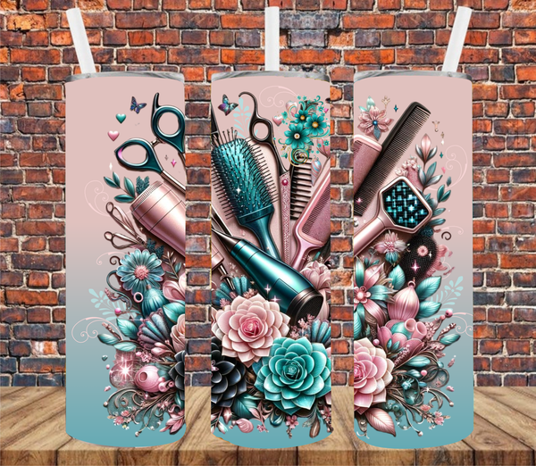 Hair Dresser - Tumbler Wrap - Sublimation Transfer