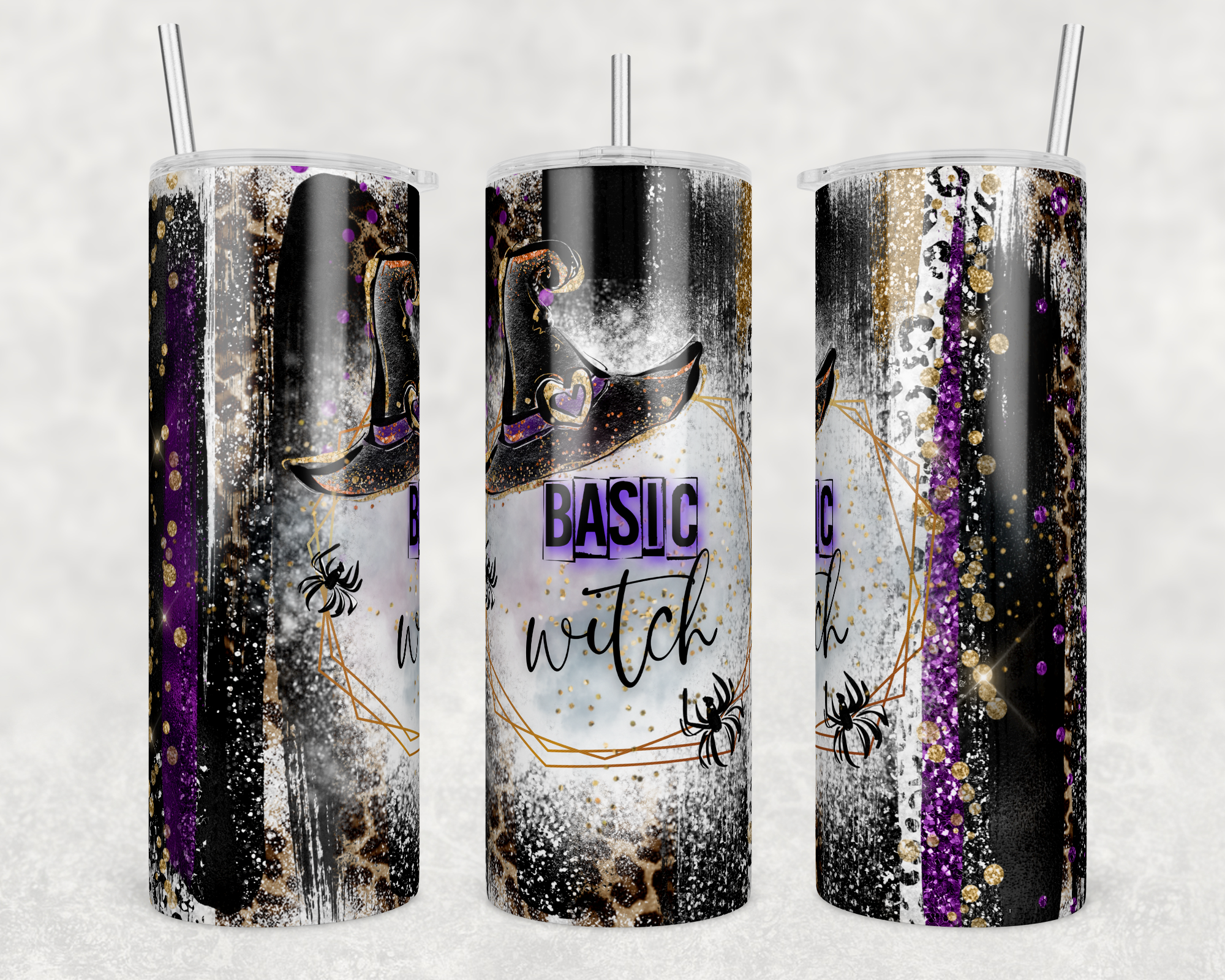 Basic Witch - Tumbler Wrap Sublimation Transfers
