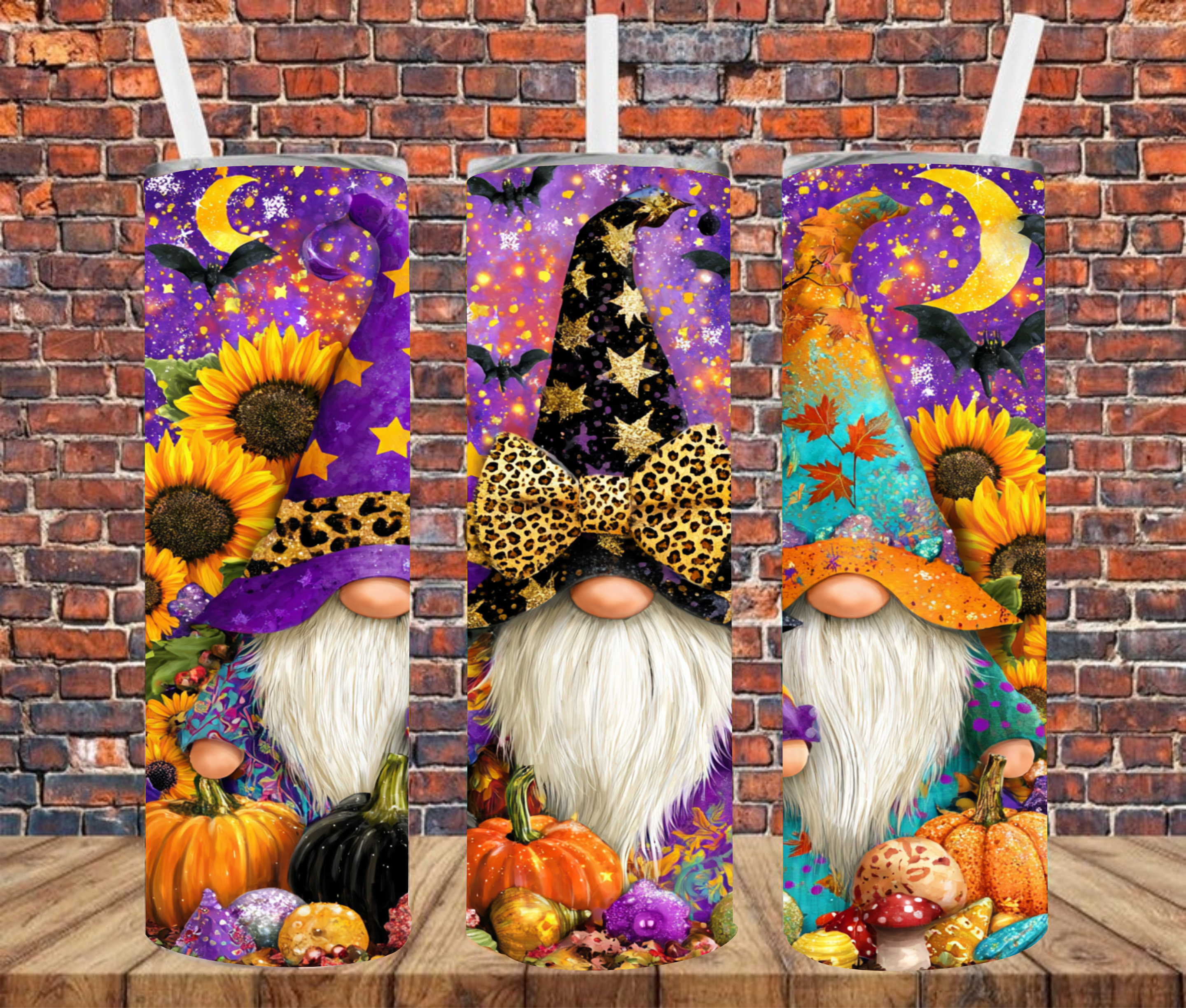 Halloween Gnomes - Tumbler Wrap - Sublimation Transfers