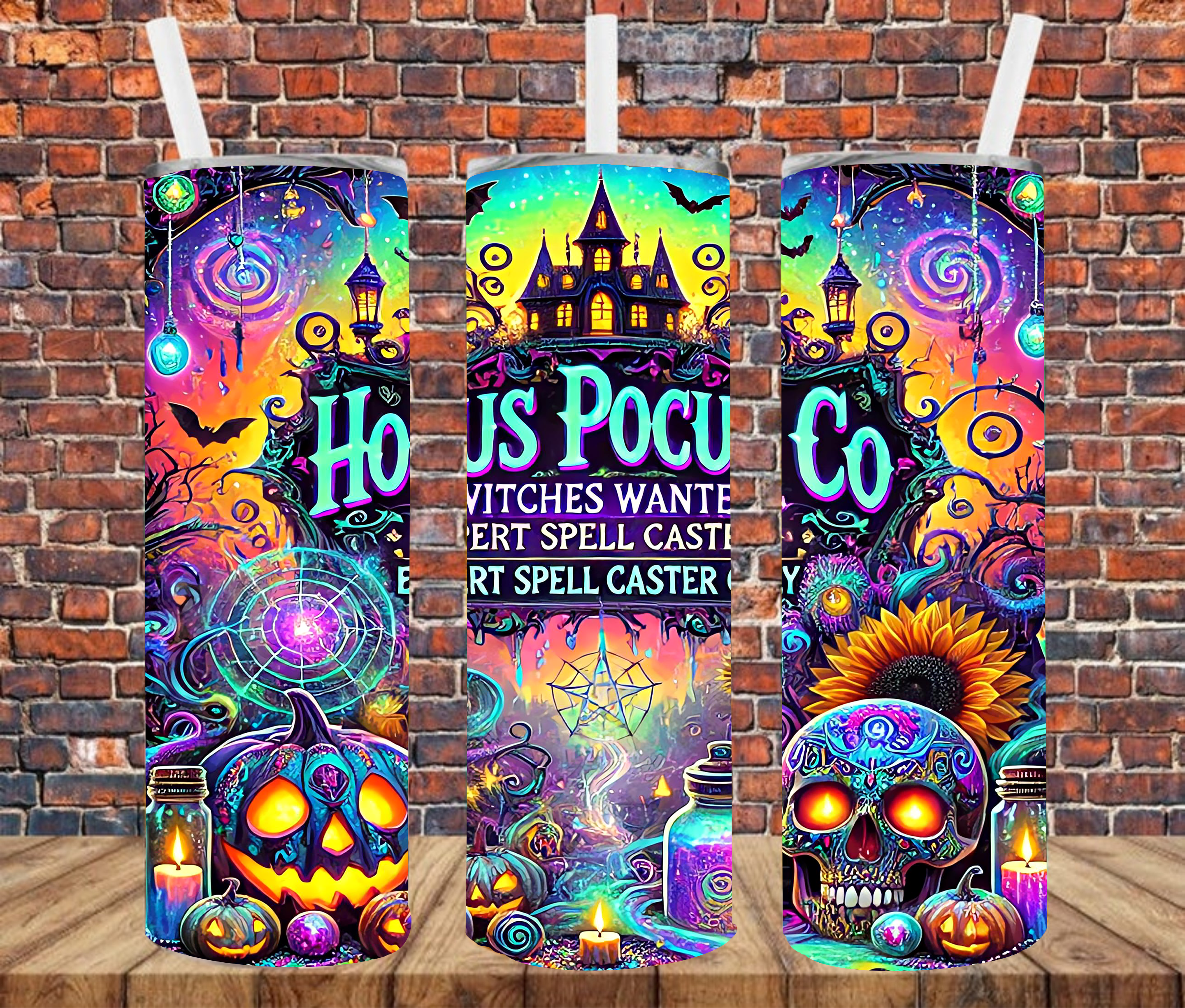 Halloween - Tumbler Wrap - Sublimation Transfers