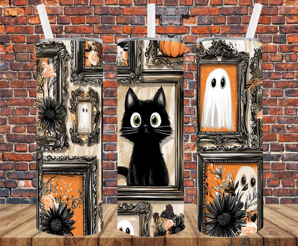 Halloween Picture Frames - Tumbler Wrap - Sublimation Transfers