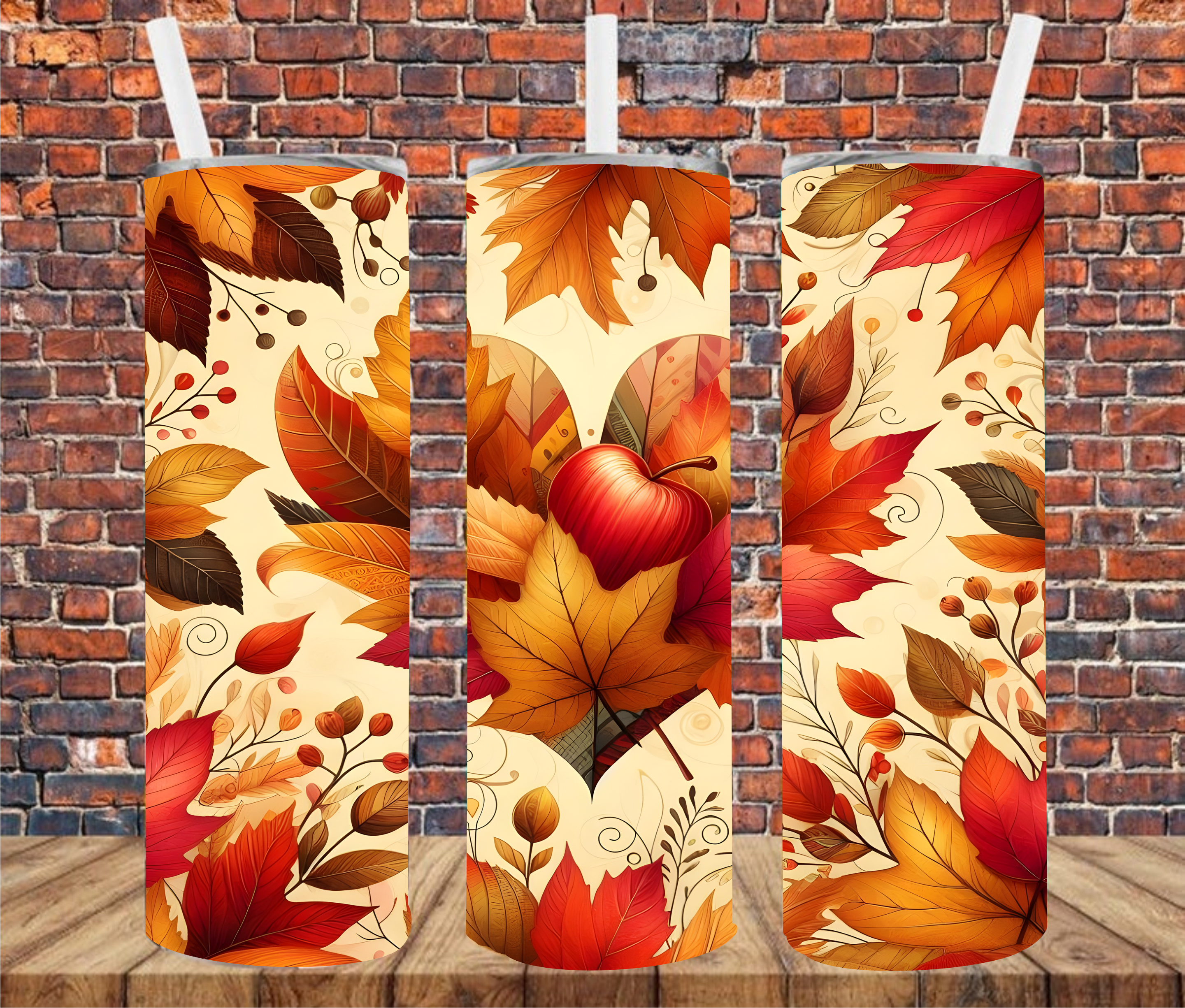 Autumn Heart - Sublimation Tumbler Wrap