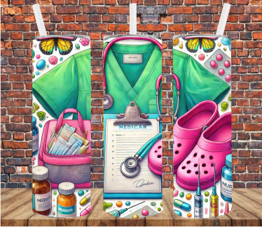 Healthcare - Tumbler Wrap - Sublimation Transfer