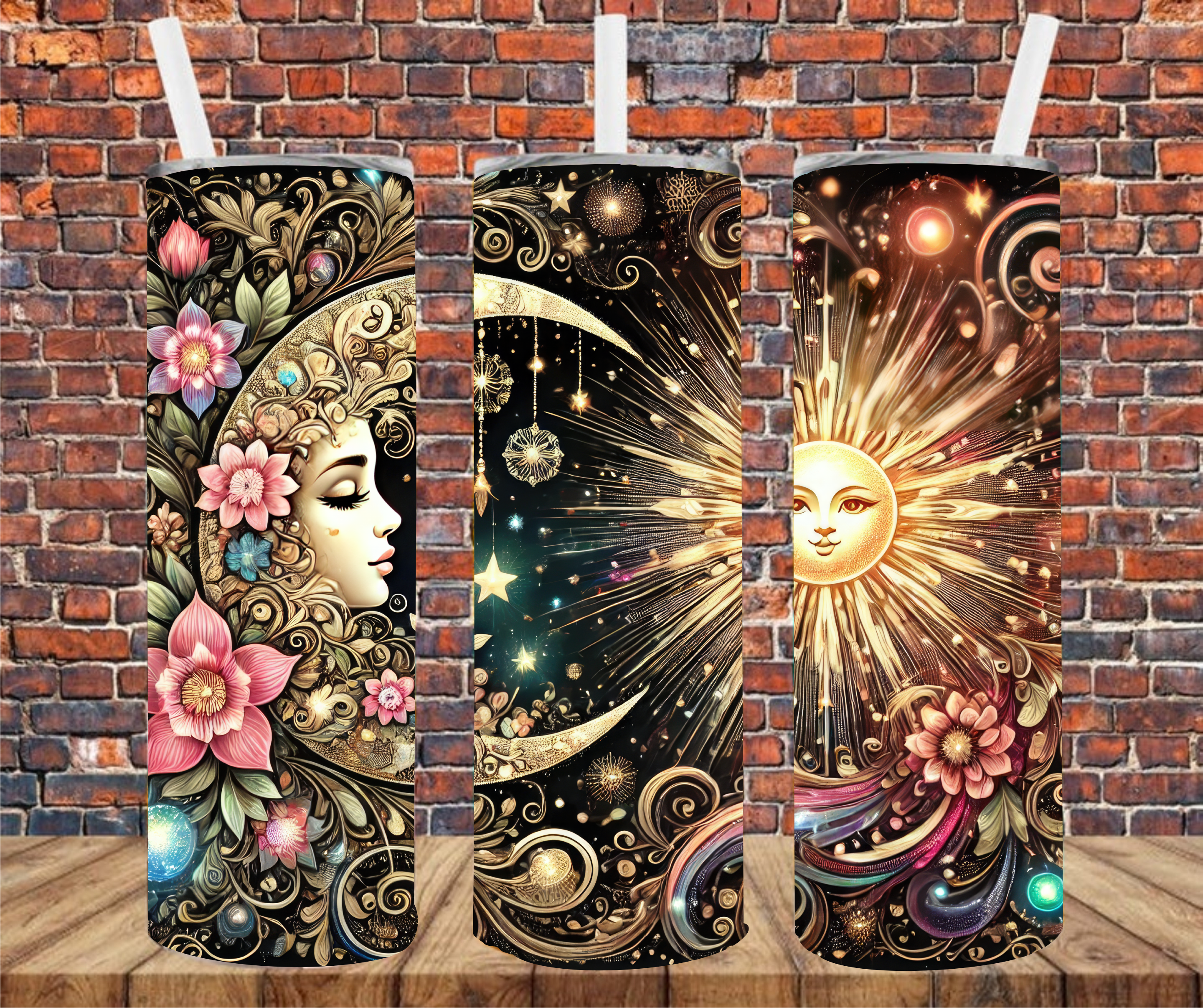 Celestial -  Tumbler Wrap - Sublimation Transfer