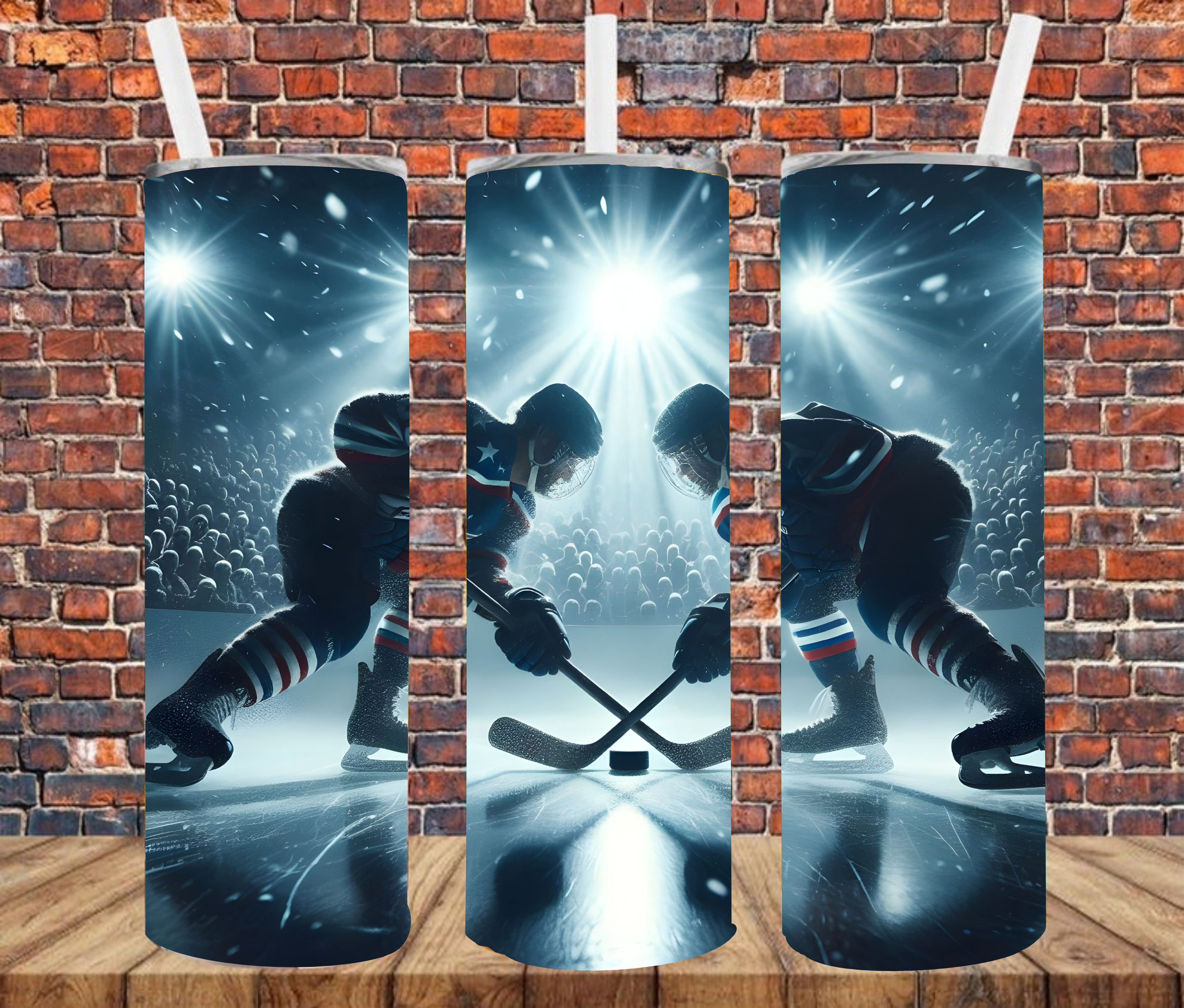 Hockey - Tumbler Wrap - vinyl Transfers