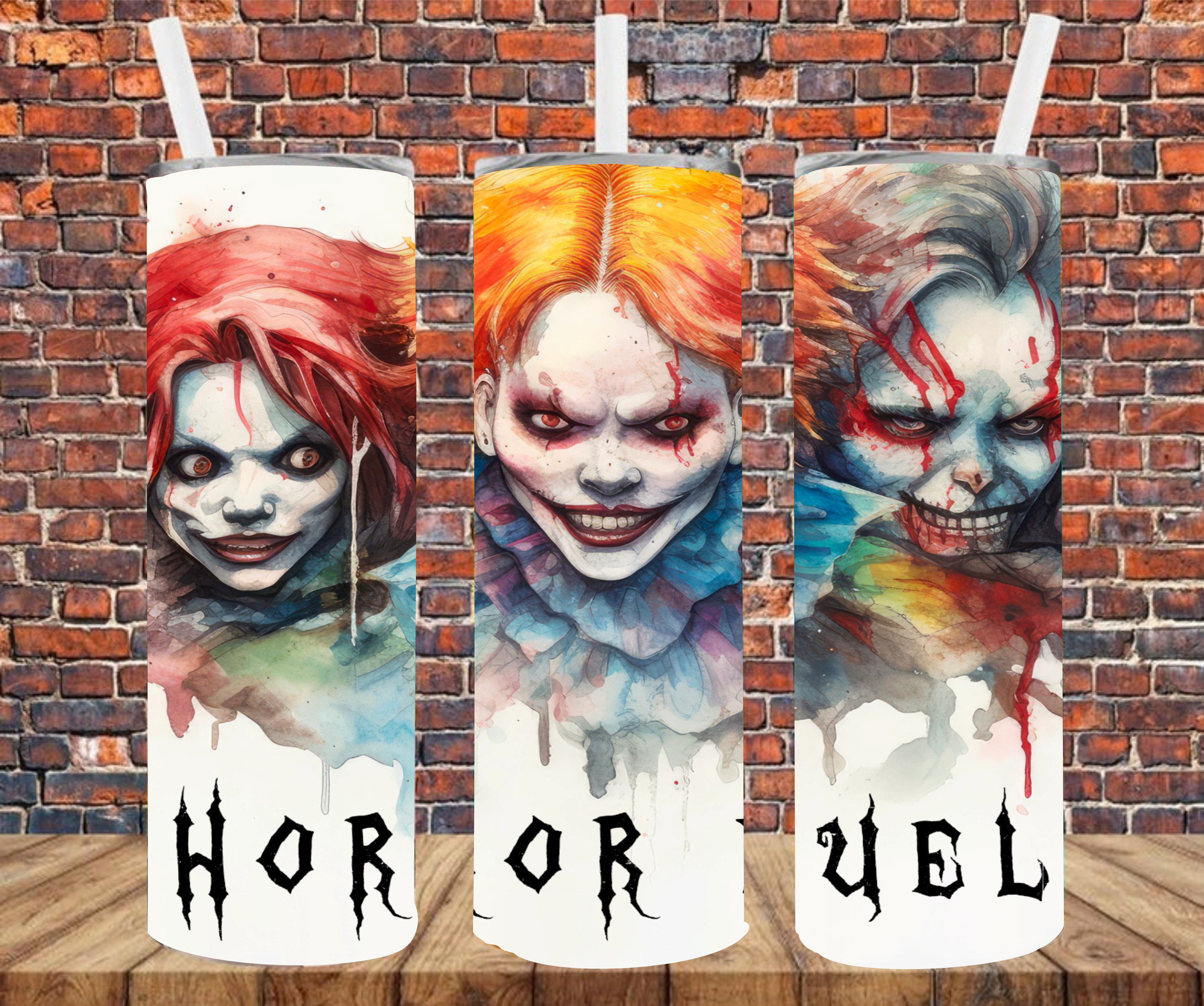 Horror Fuel - Tumbler Wrap - Sublimation Transfers