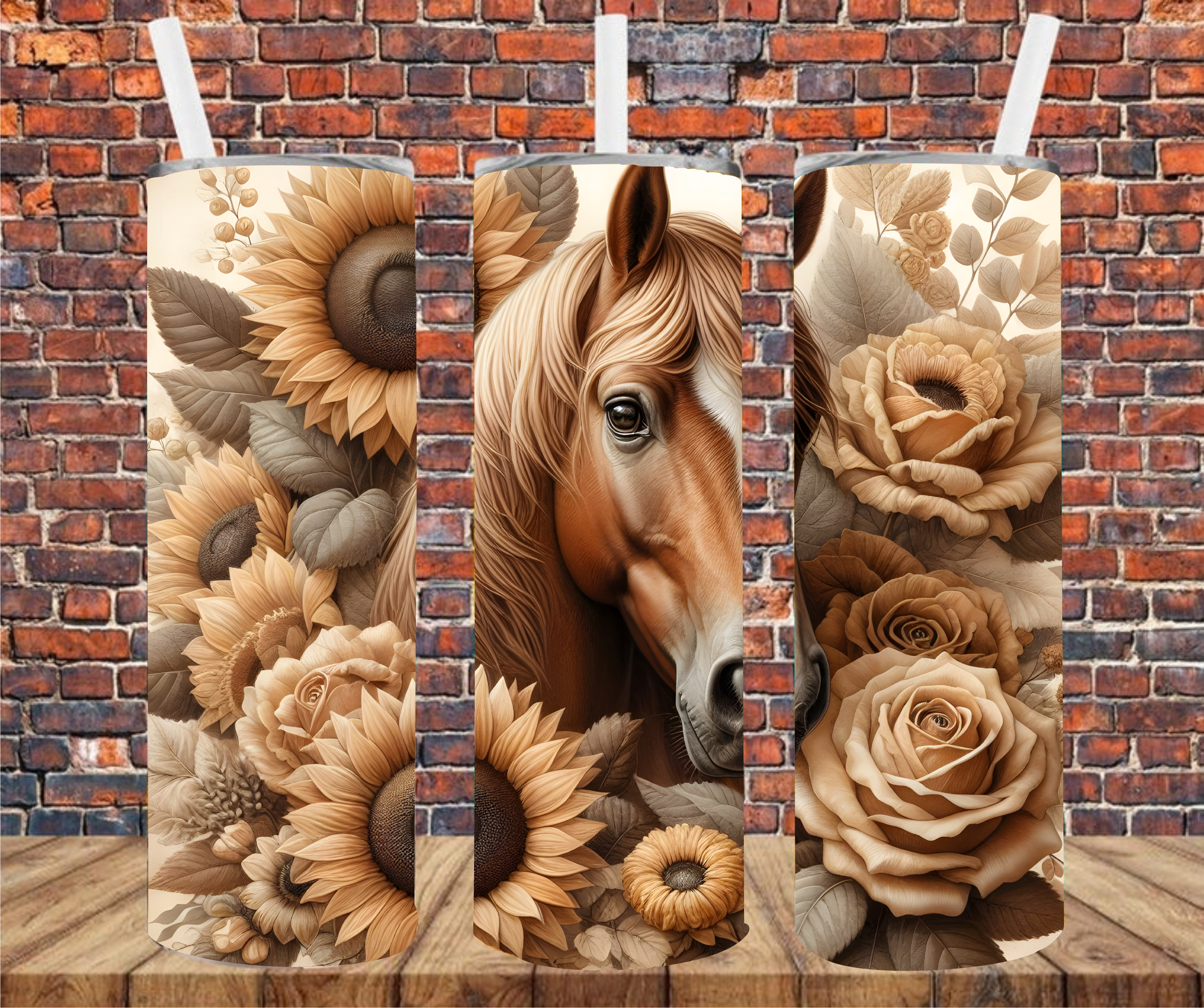 Country Horse - Tumbler Wrap - Sublimation Transfer