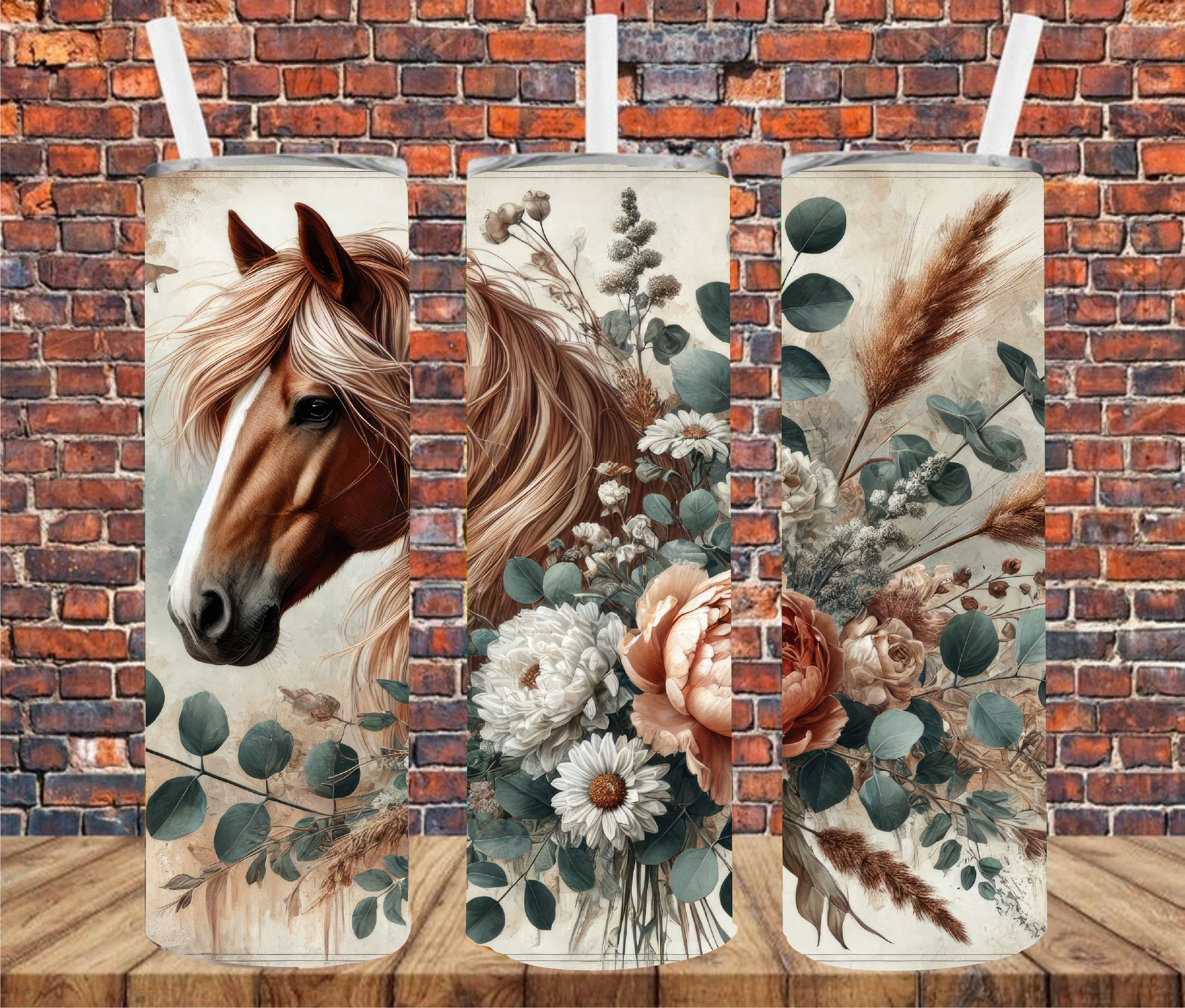 Country Horse - Sublimation Tumbler Wrap