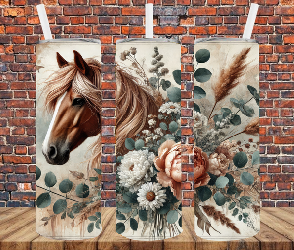 Country Horse - Sublimation Tumbler Wrap