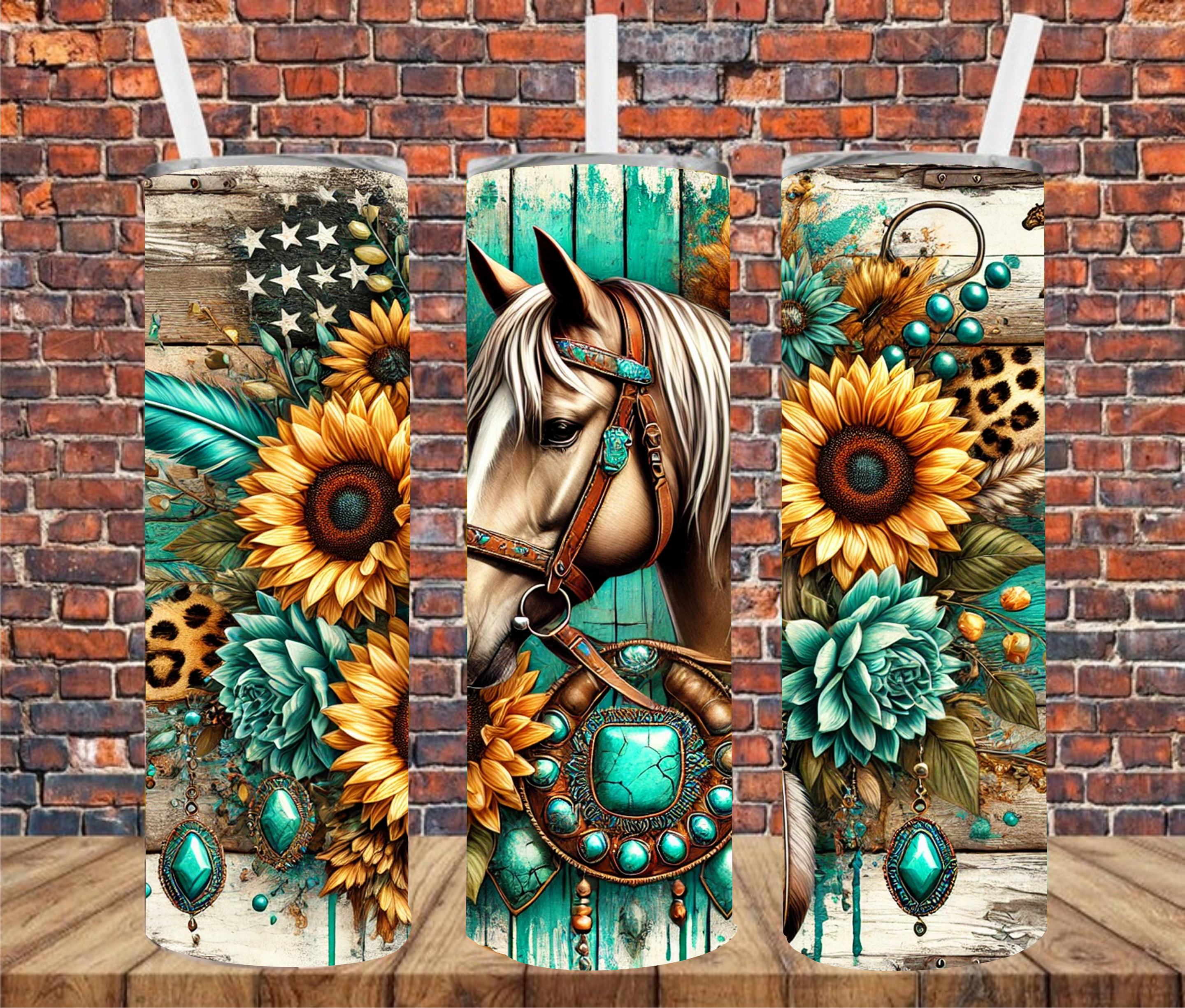 Country Horse - Sublimation Tumbler Wrap