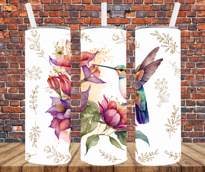 Hummingbird - Tumbler Wrap Sublimation Transfers