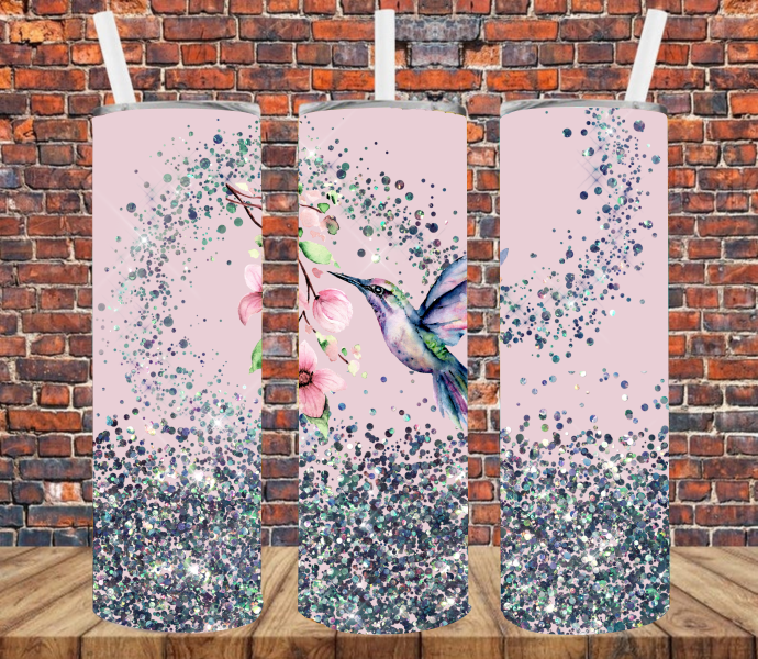 Hummingbirds - Tumbler Wrap Vinyl Transfers