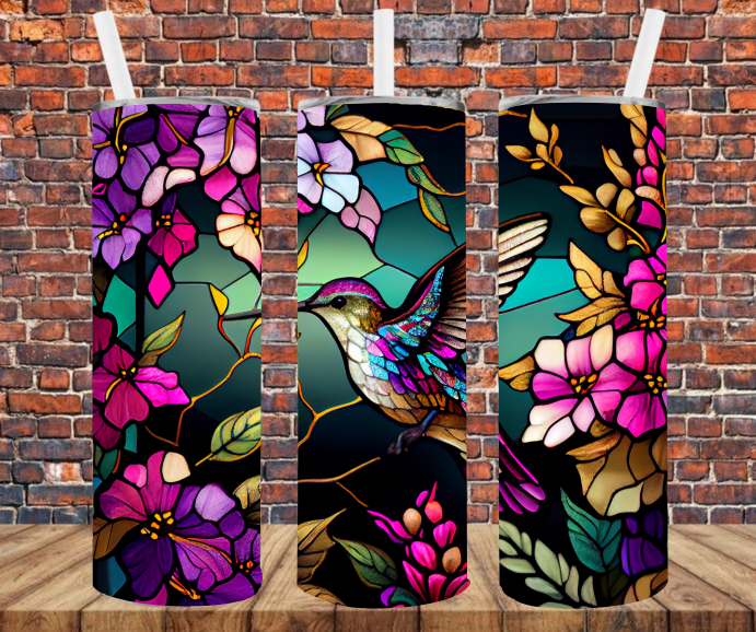 Hummingbird - Tumbler Wrap - Sublimation Transfers