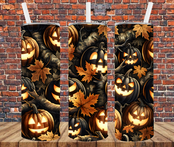 Jack-o-lanterns - Tumbler Wrap - Sublimation Transfers