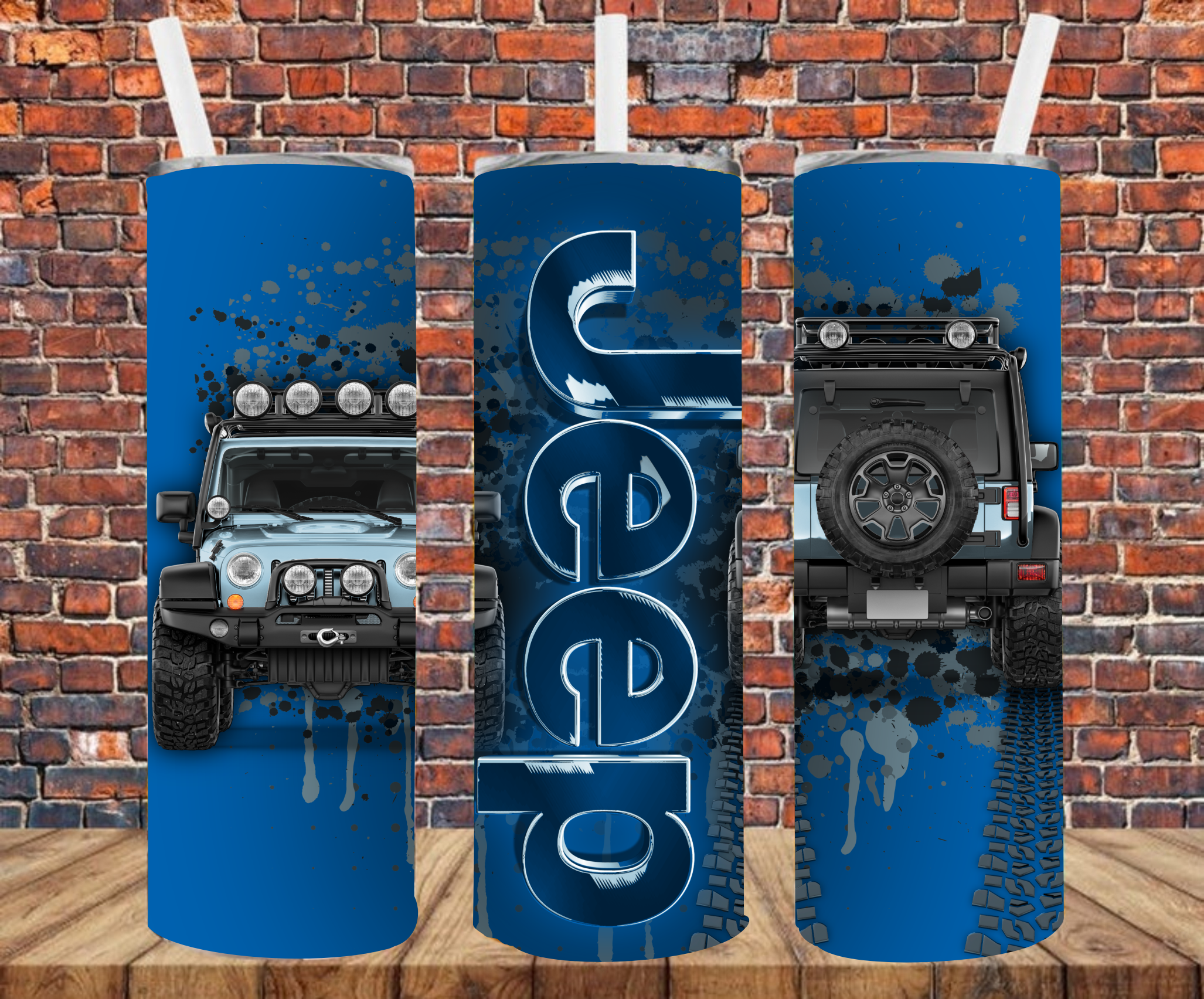 Off Road - Tumbler Wrap - Sublimation Transfers