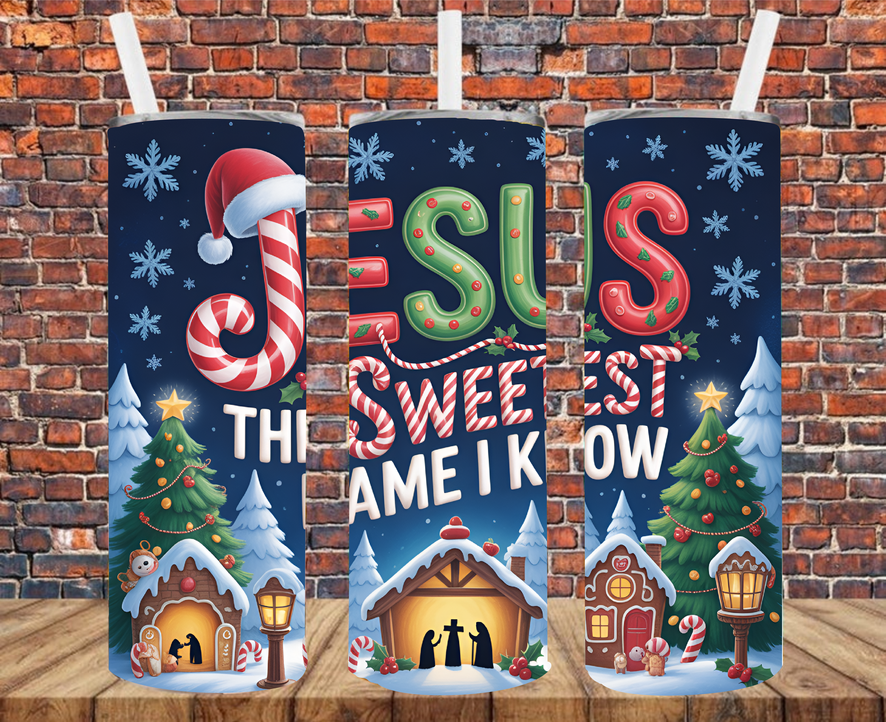 Jesus Is The Sweetest Name I Know - Tumbler Wrap - Sublimation Transfers