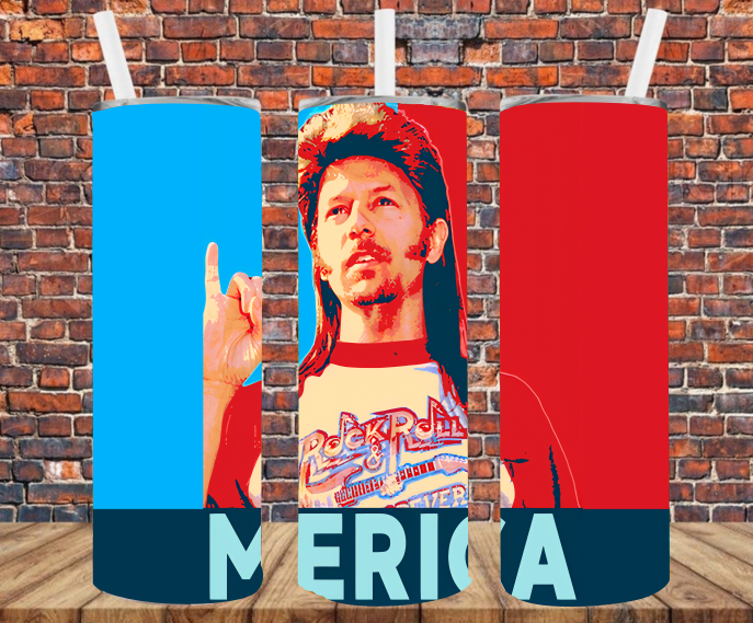 Merica - Tumbler Wrap - Sublimation Transfers