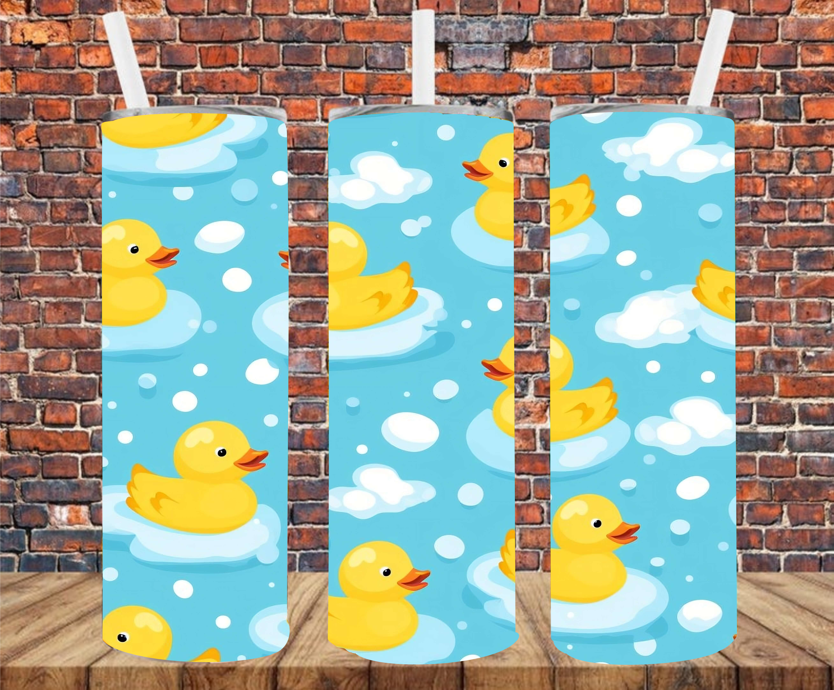 Rubber Duckies - Tumbler Wrap - Sublimation Transfer